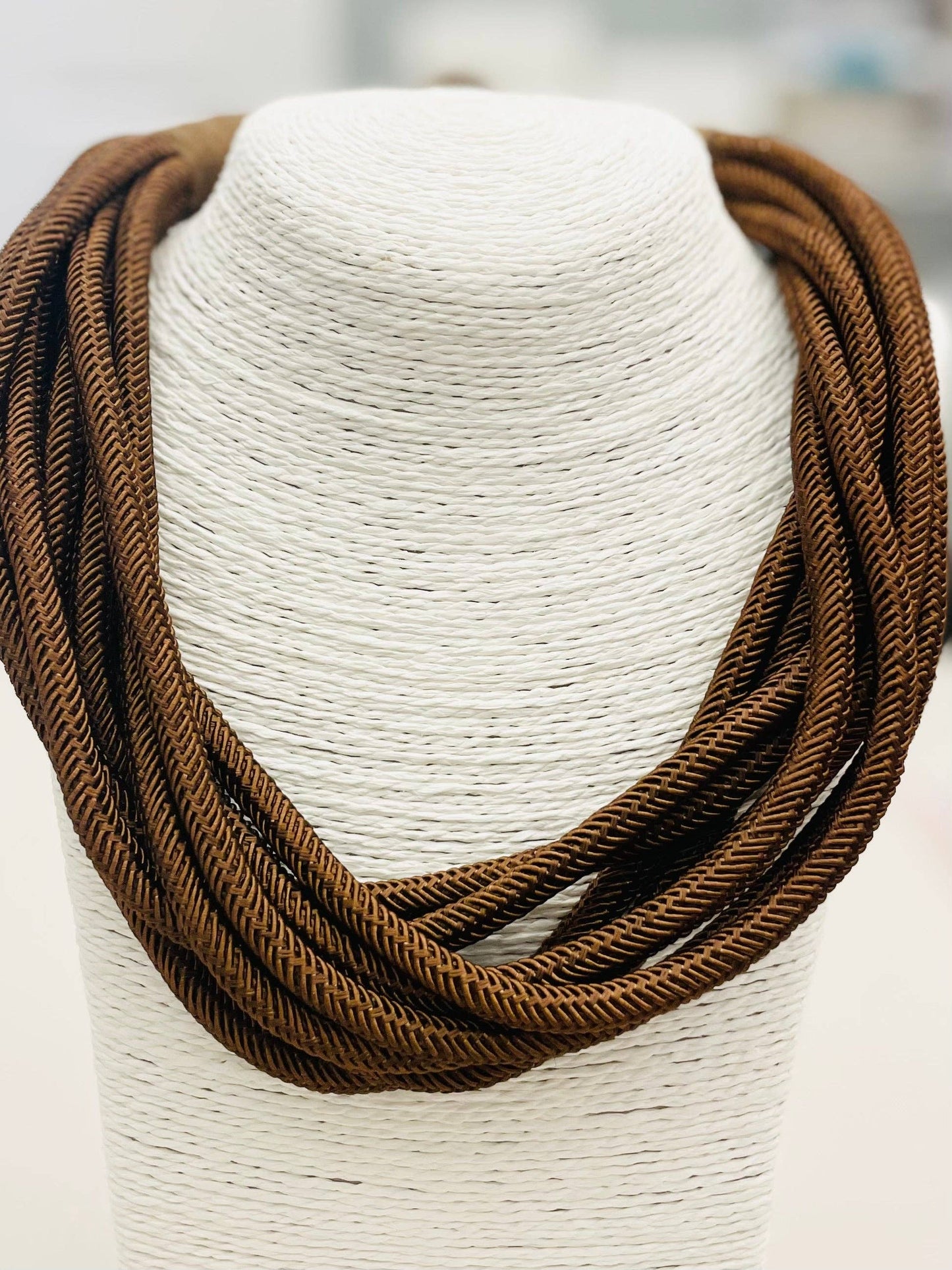 Slub Necklace - Espresso