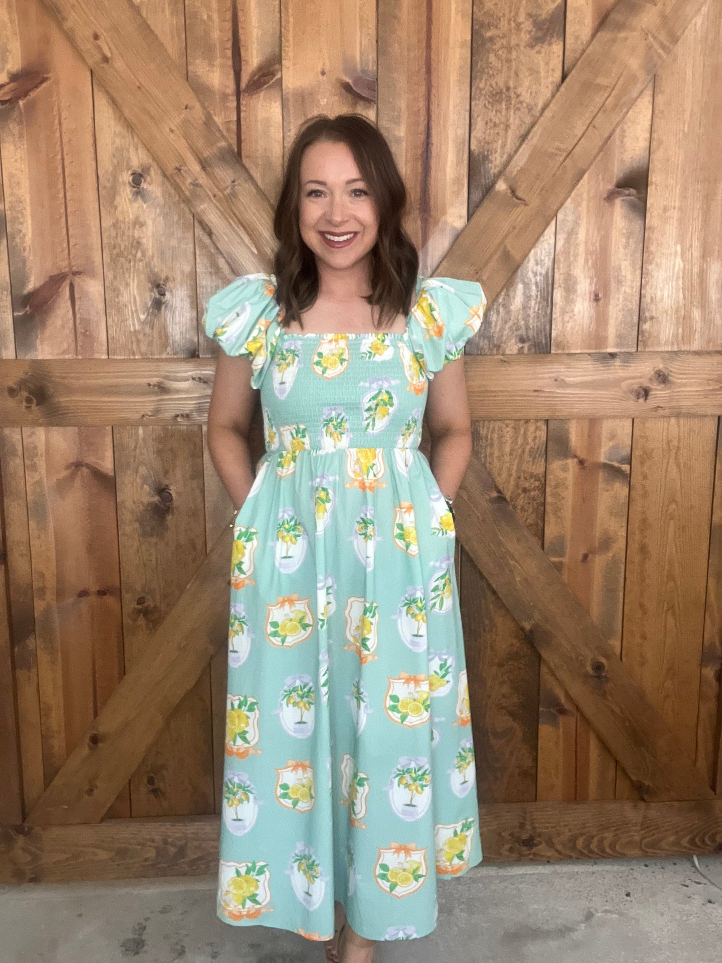 Limoncello Dress - Sage