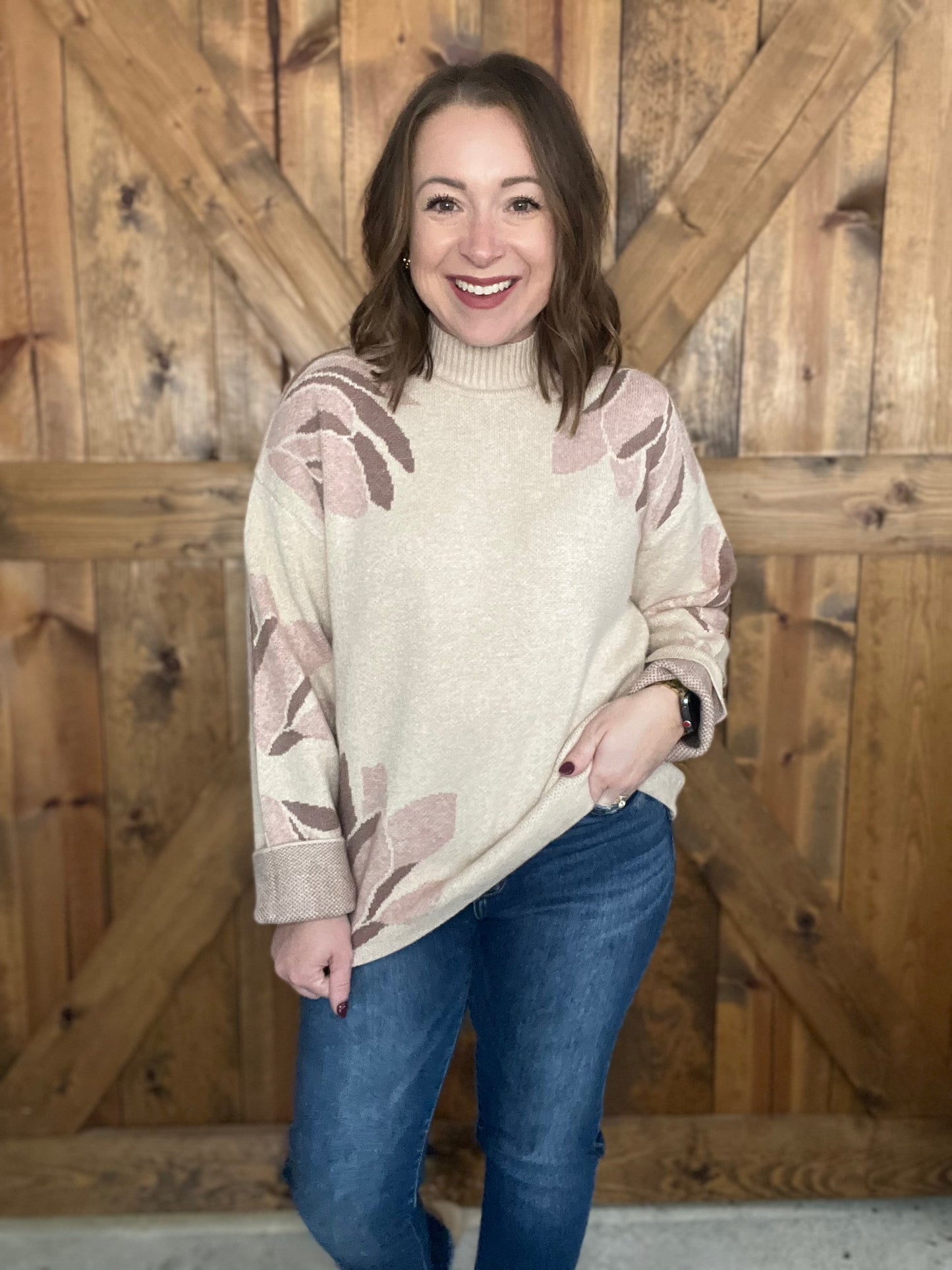 She Is Love Sweater - Taupe