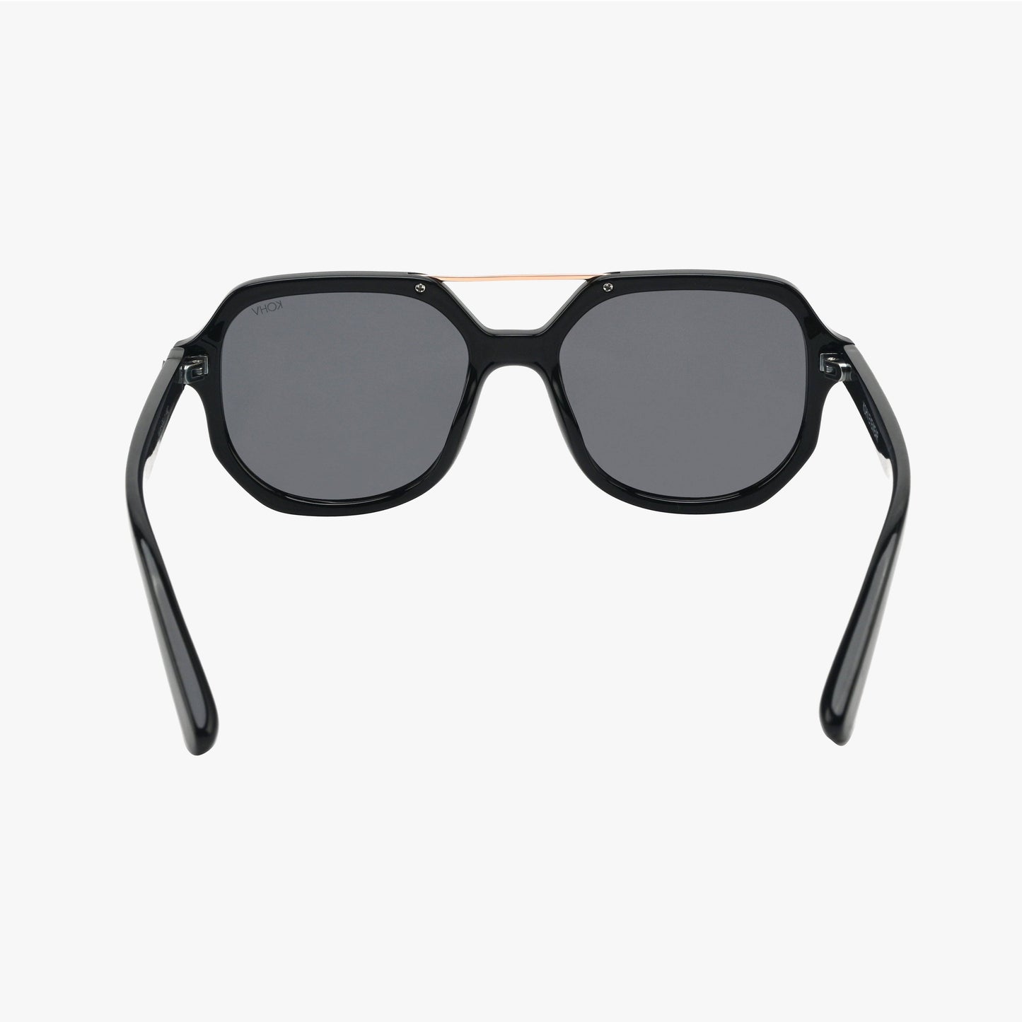 LUNA MIDNIGHT Polarized Square Designer Fashion Sunglasses