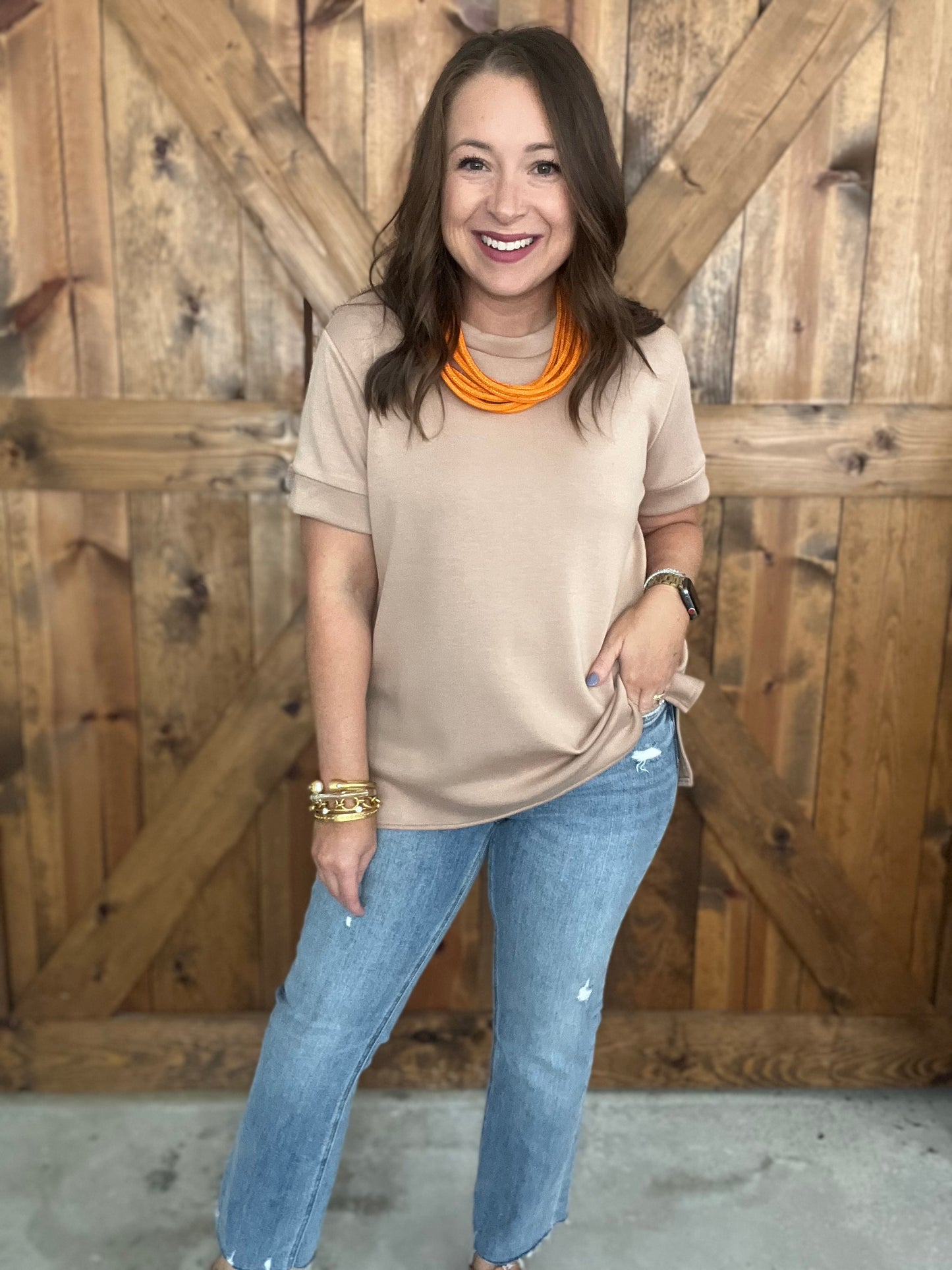 The Luxe Top - Khaki