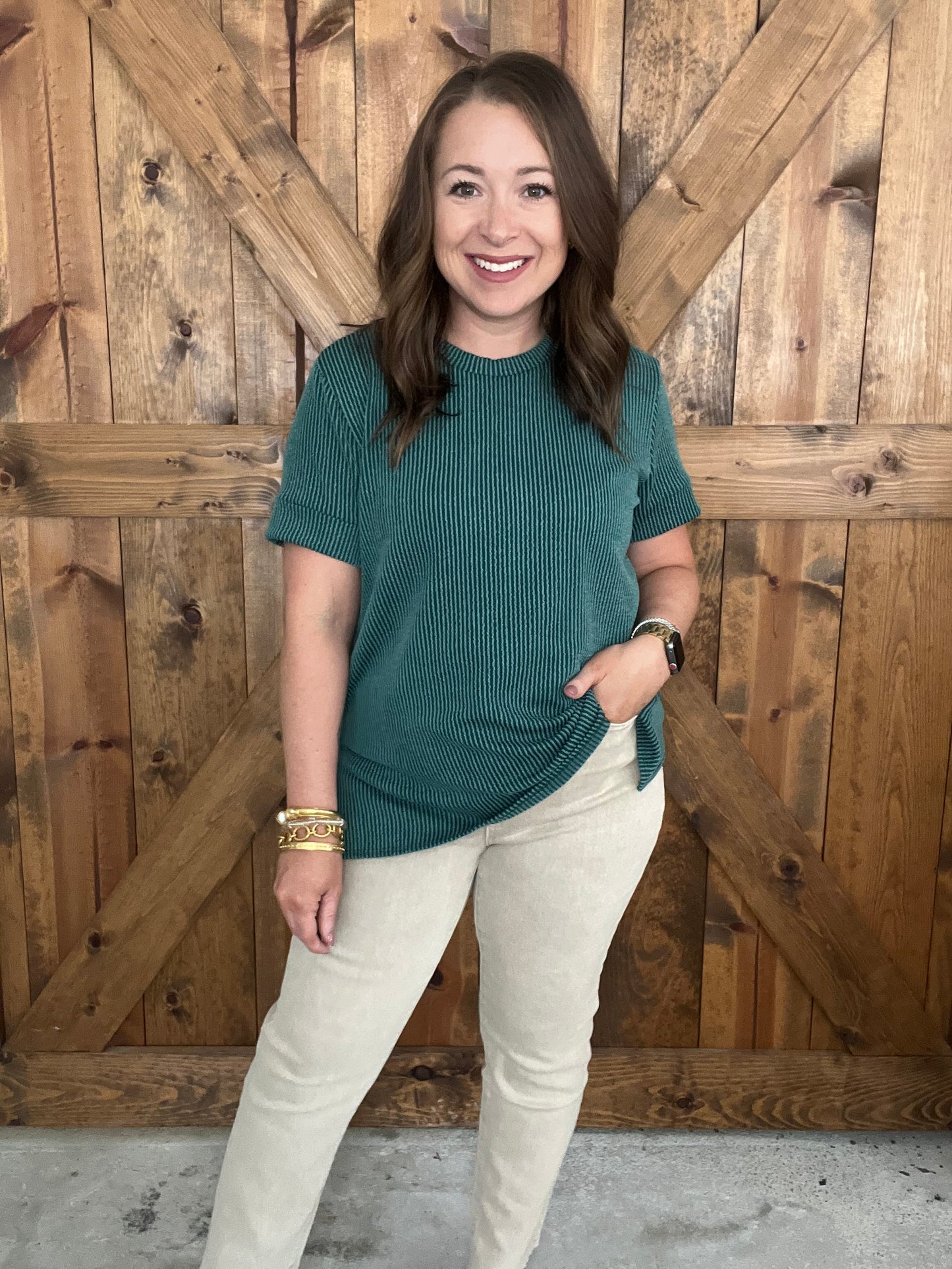 Basic Bliss Top - H.Green