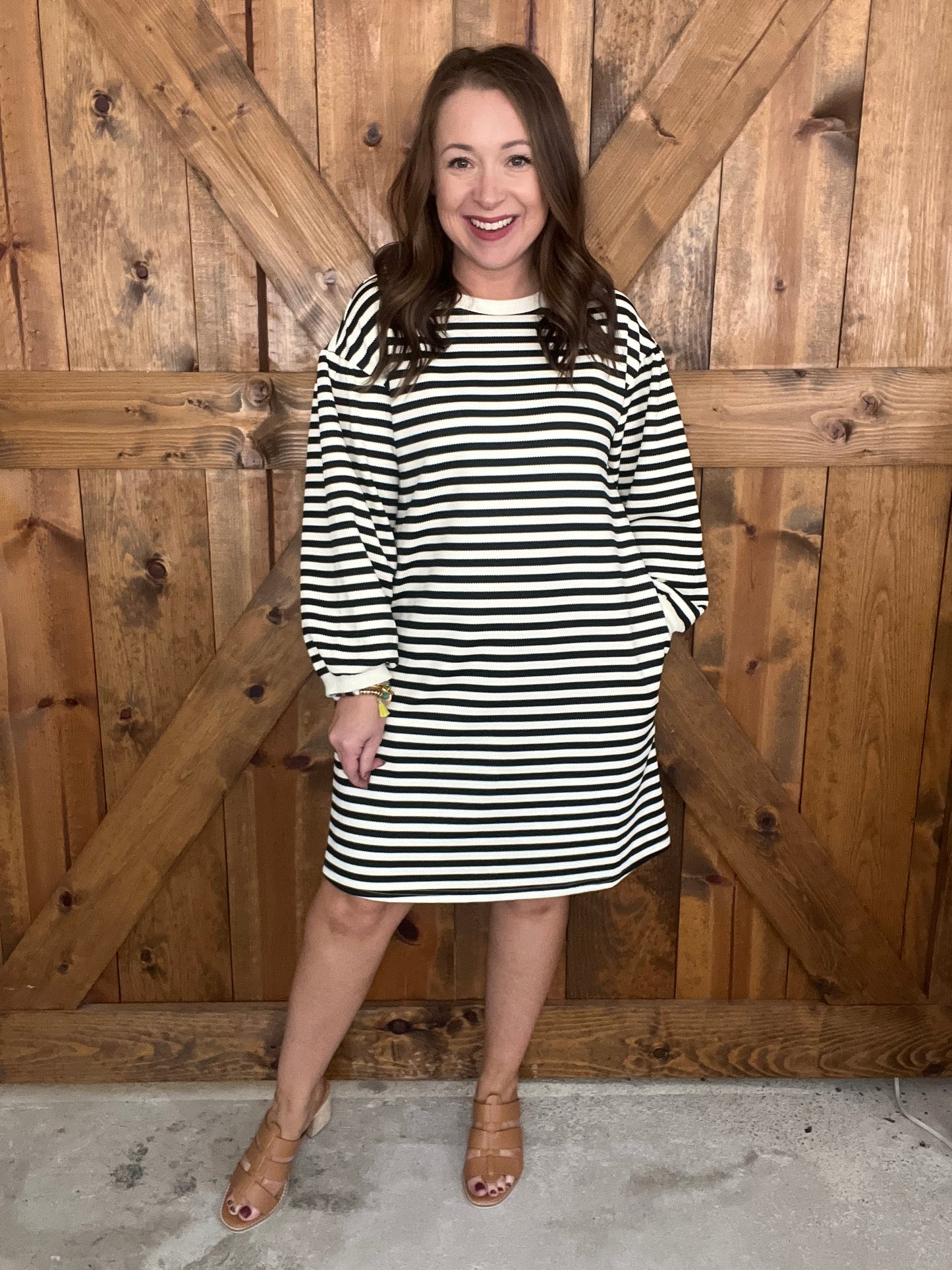 Straight Away Dress - Black