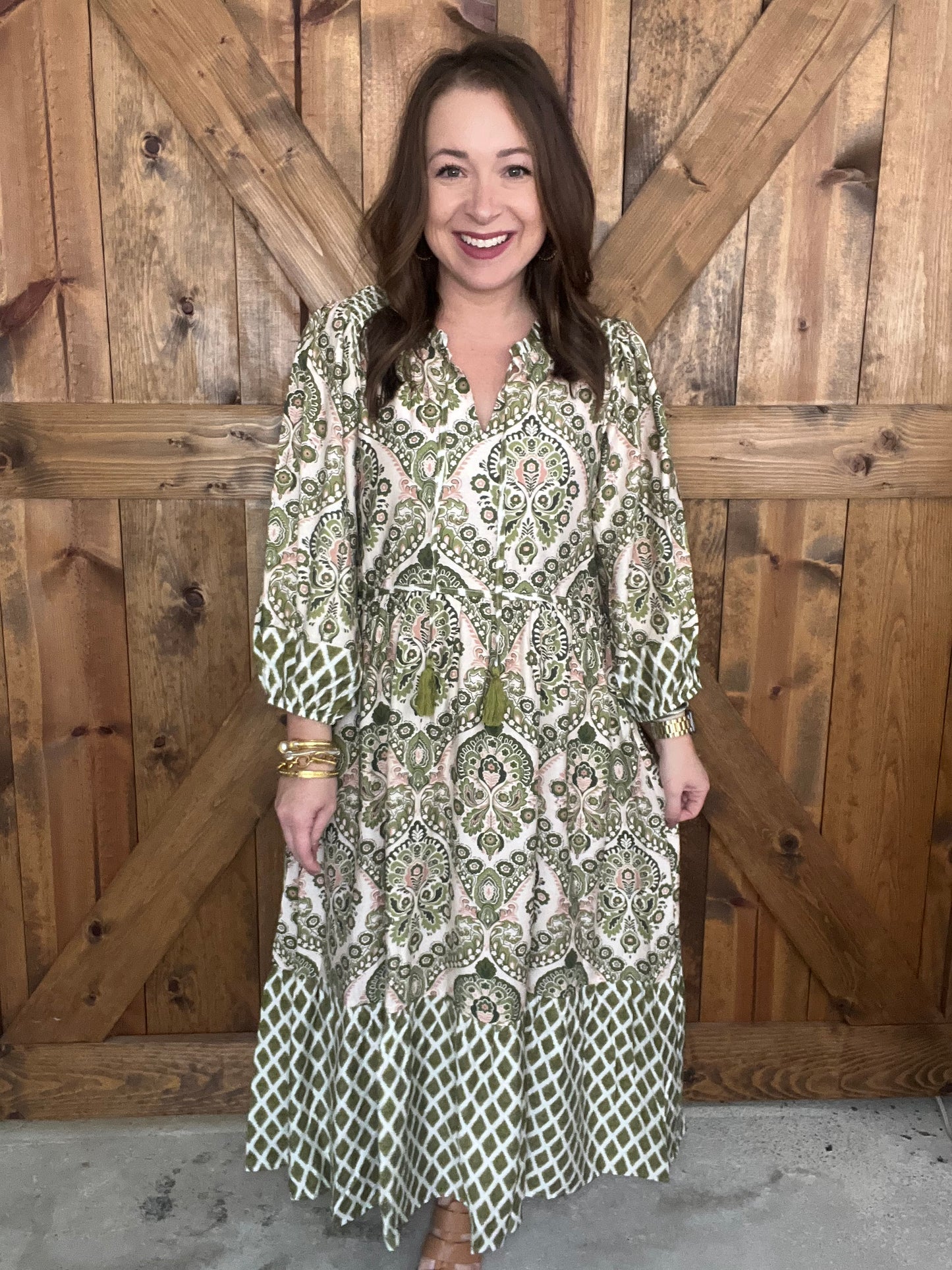 Wanna Be Loved Dress - Green
