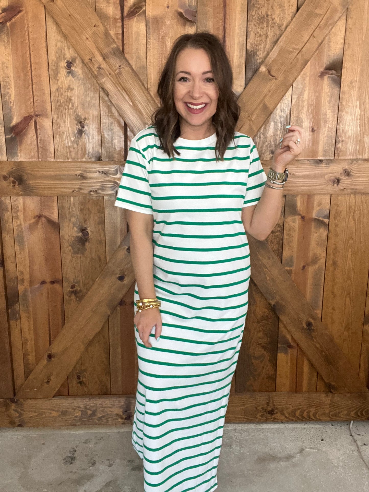 Conga Line Dress - Green