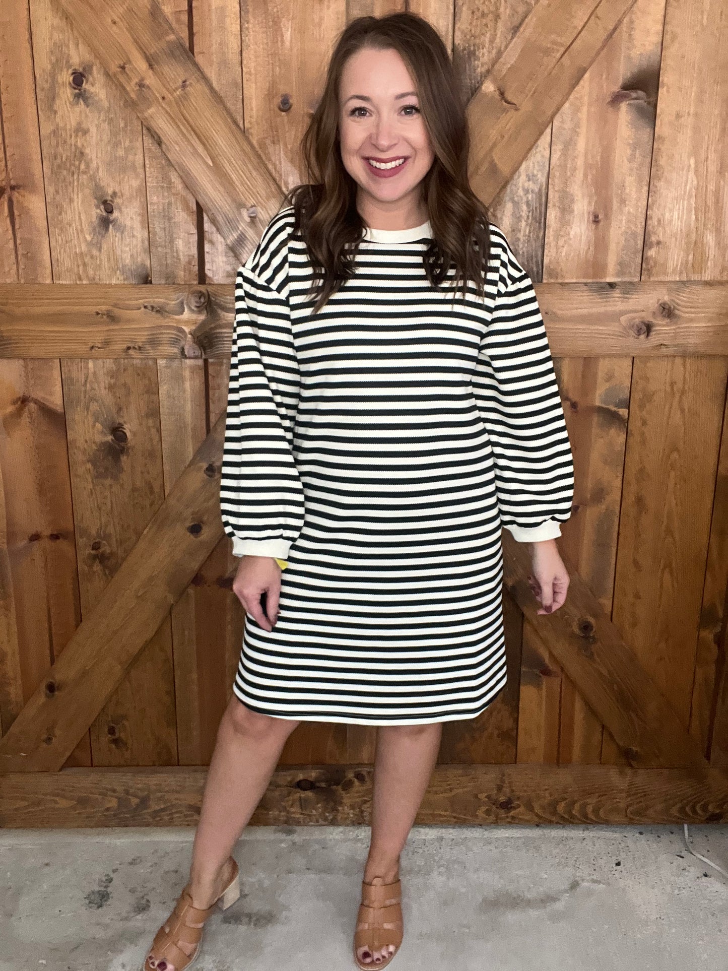 Straight Away Dress - Black