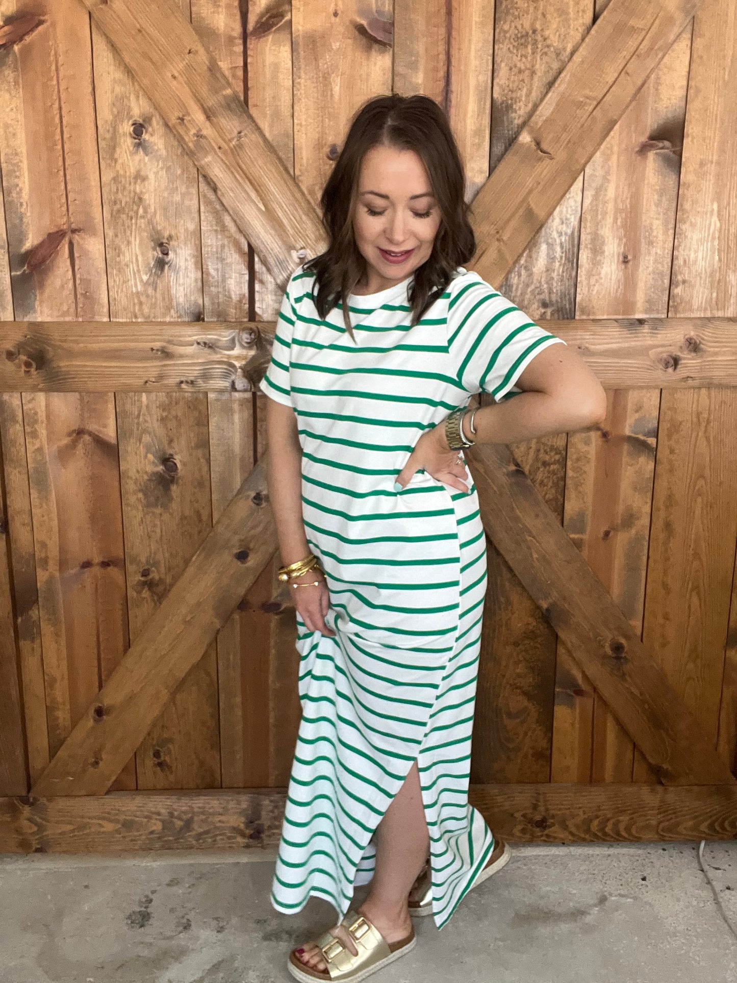 Conga Line Dress - Green