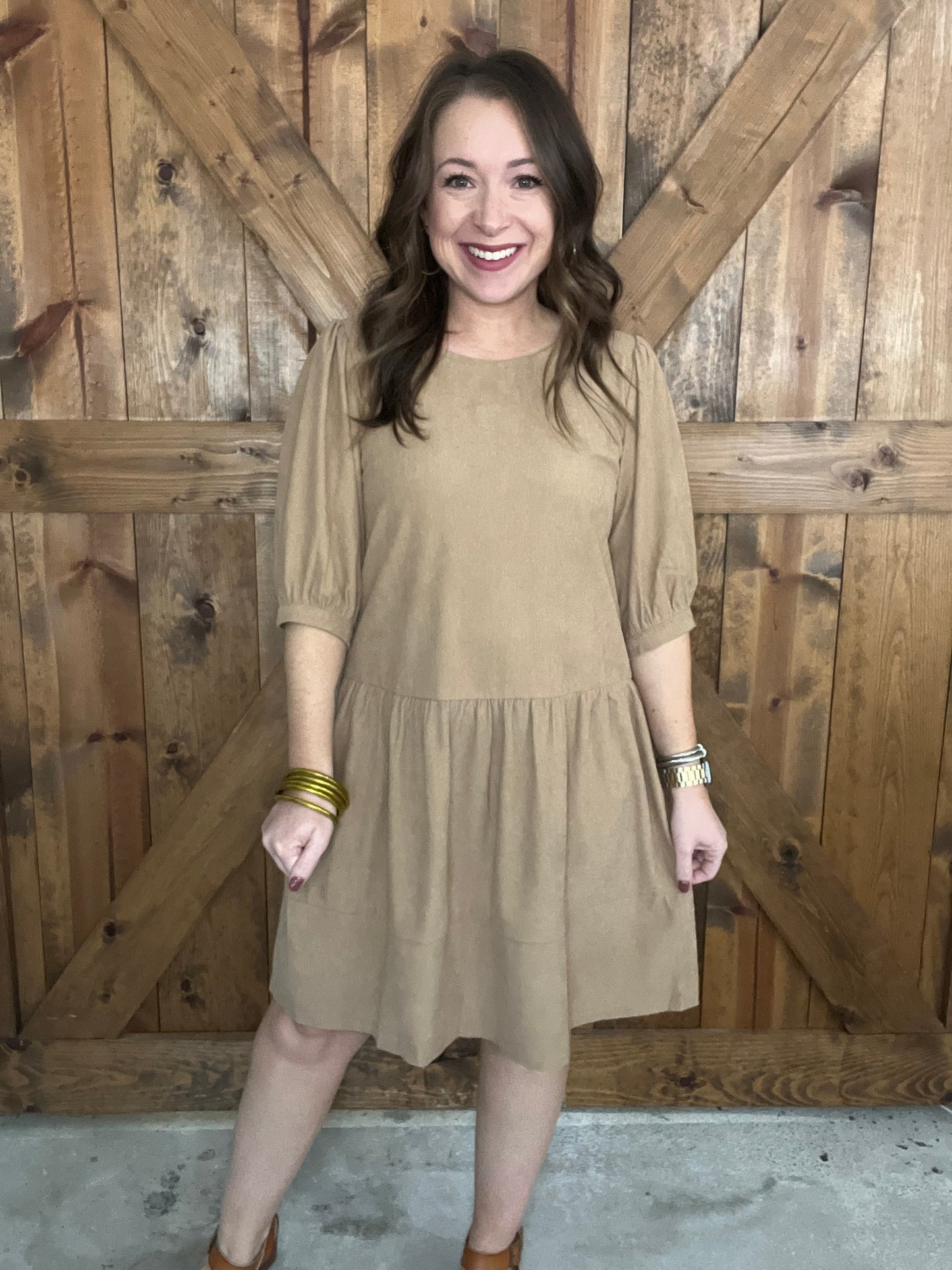 All Too Well Dress - Camel