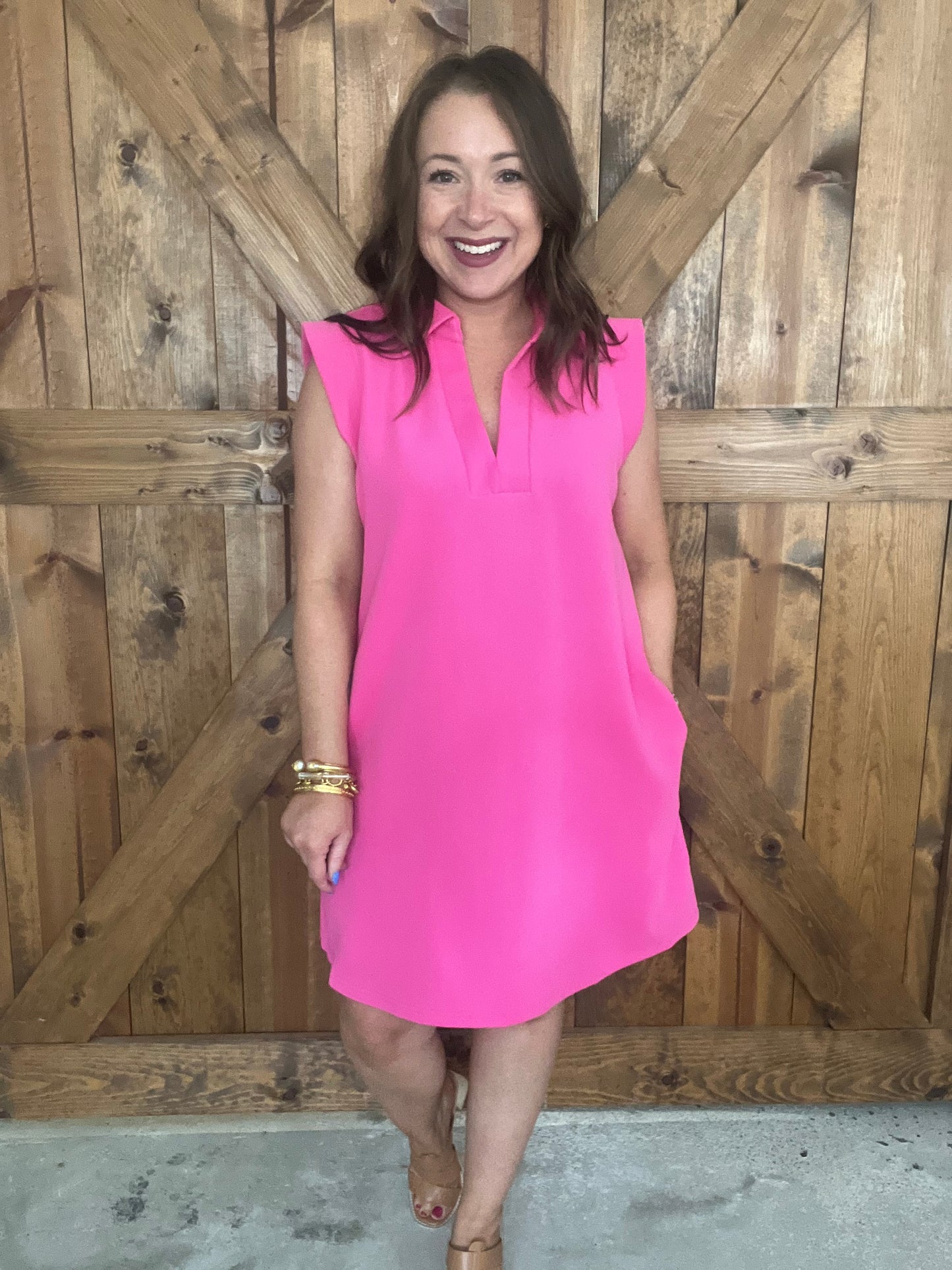 Do It All Dress - Pink