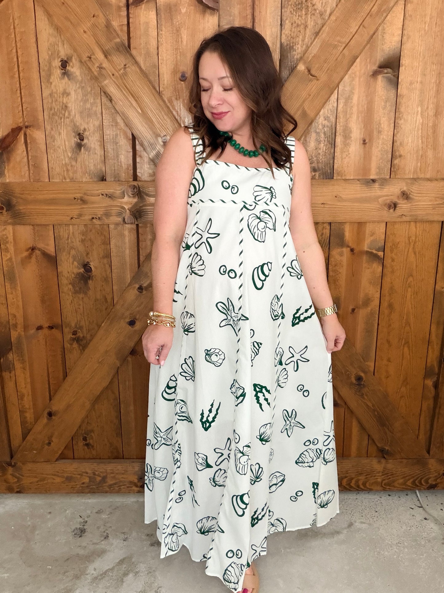The Seashell Soiree Maxi Dress