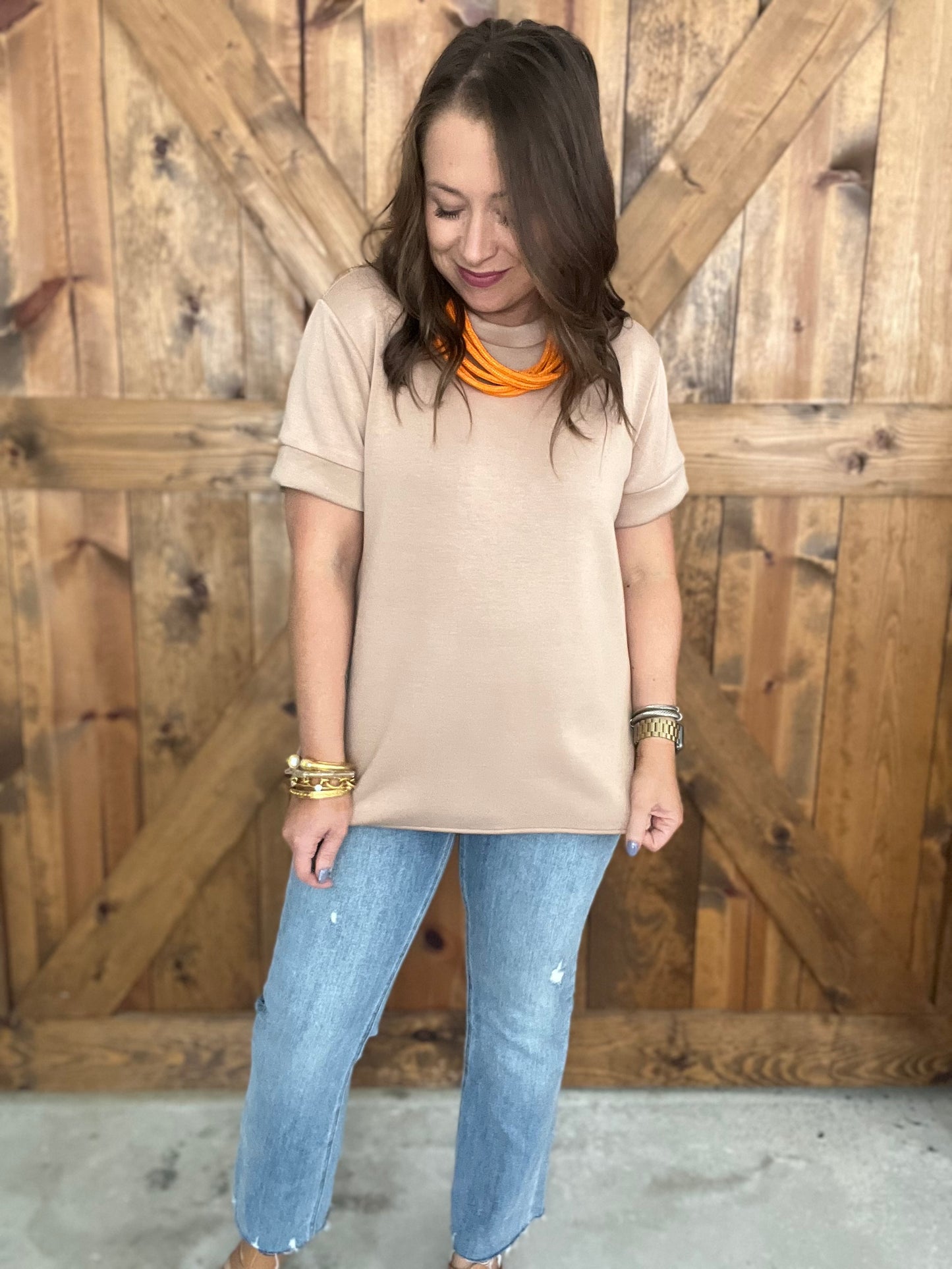 The Luxe Top - Khaki