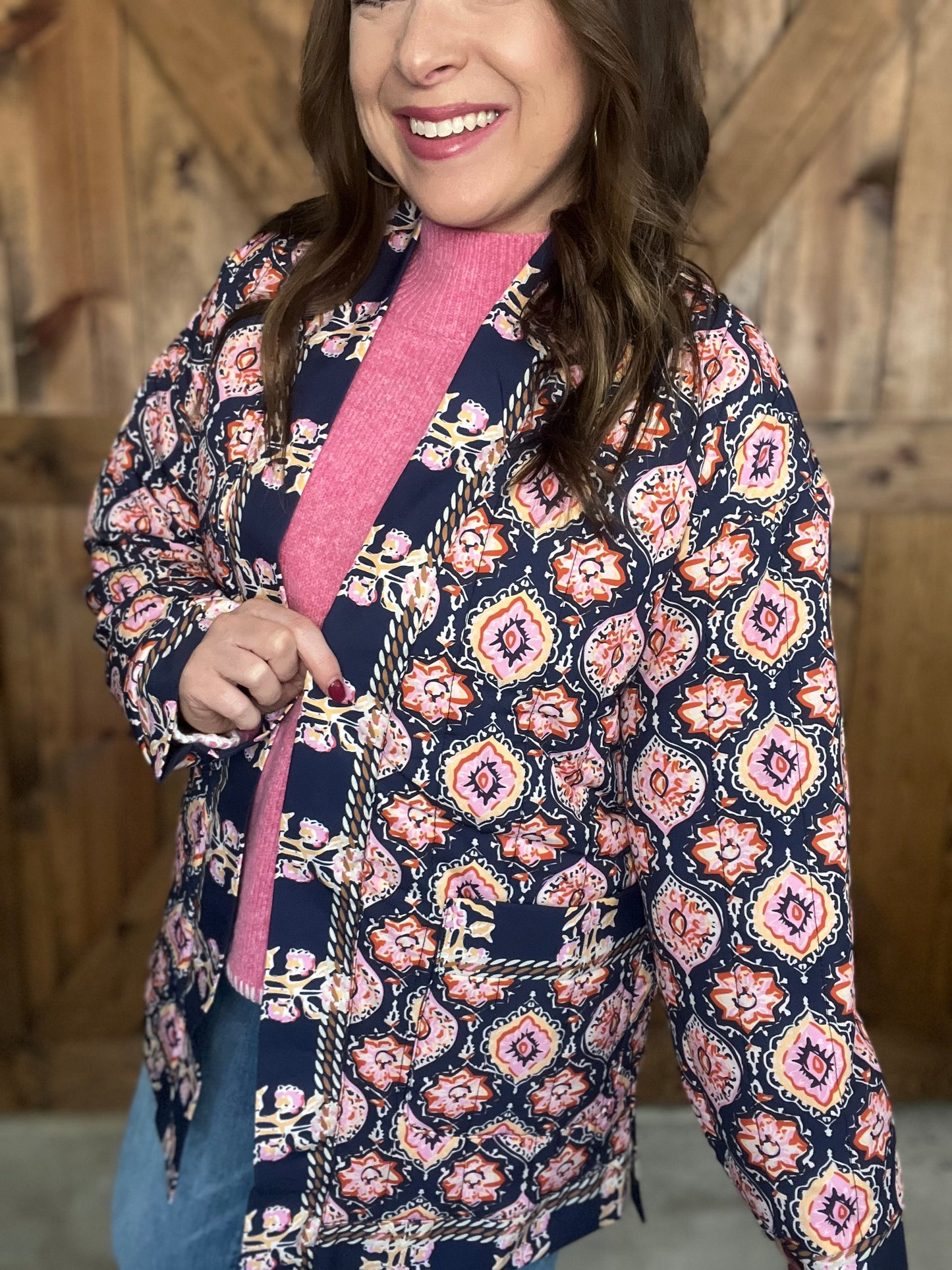 Wanting More Quilted Jacket