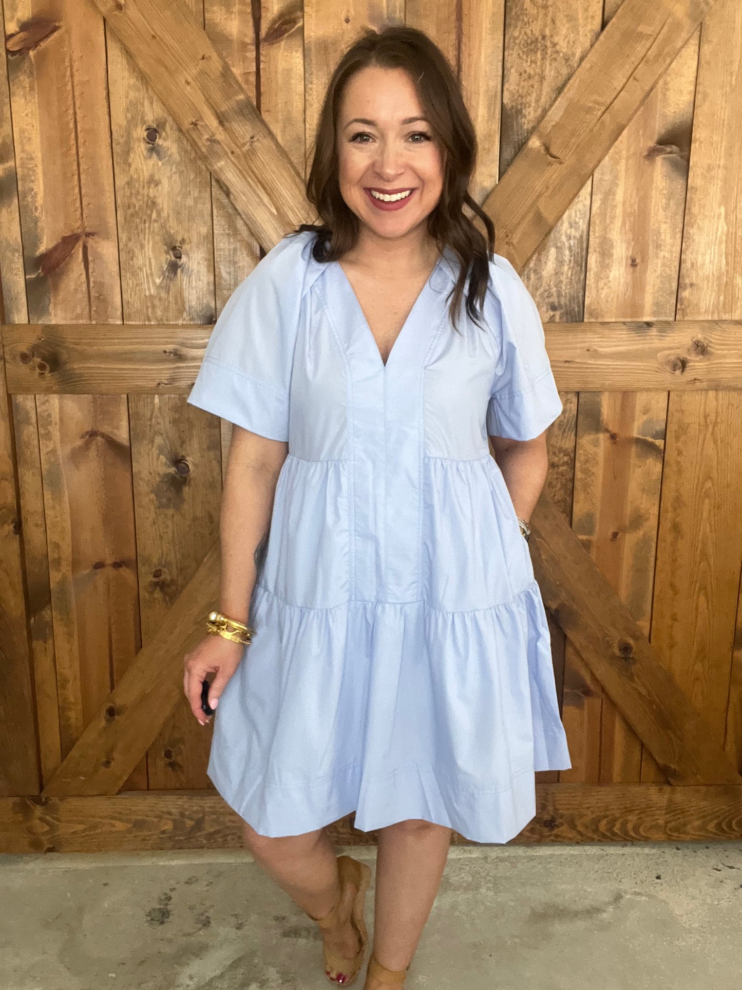 Toast to the Coast Dress - Chambray