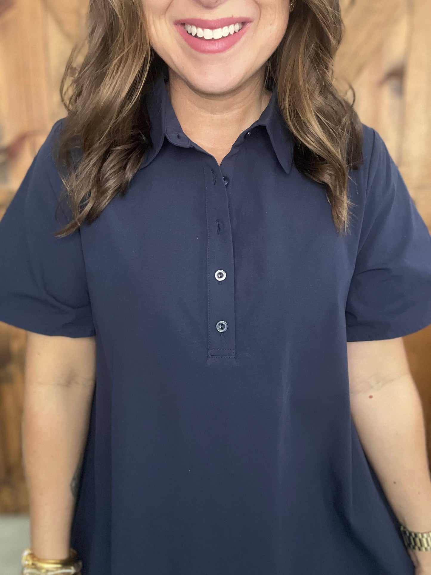 Turn It Around Dress - Navy