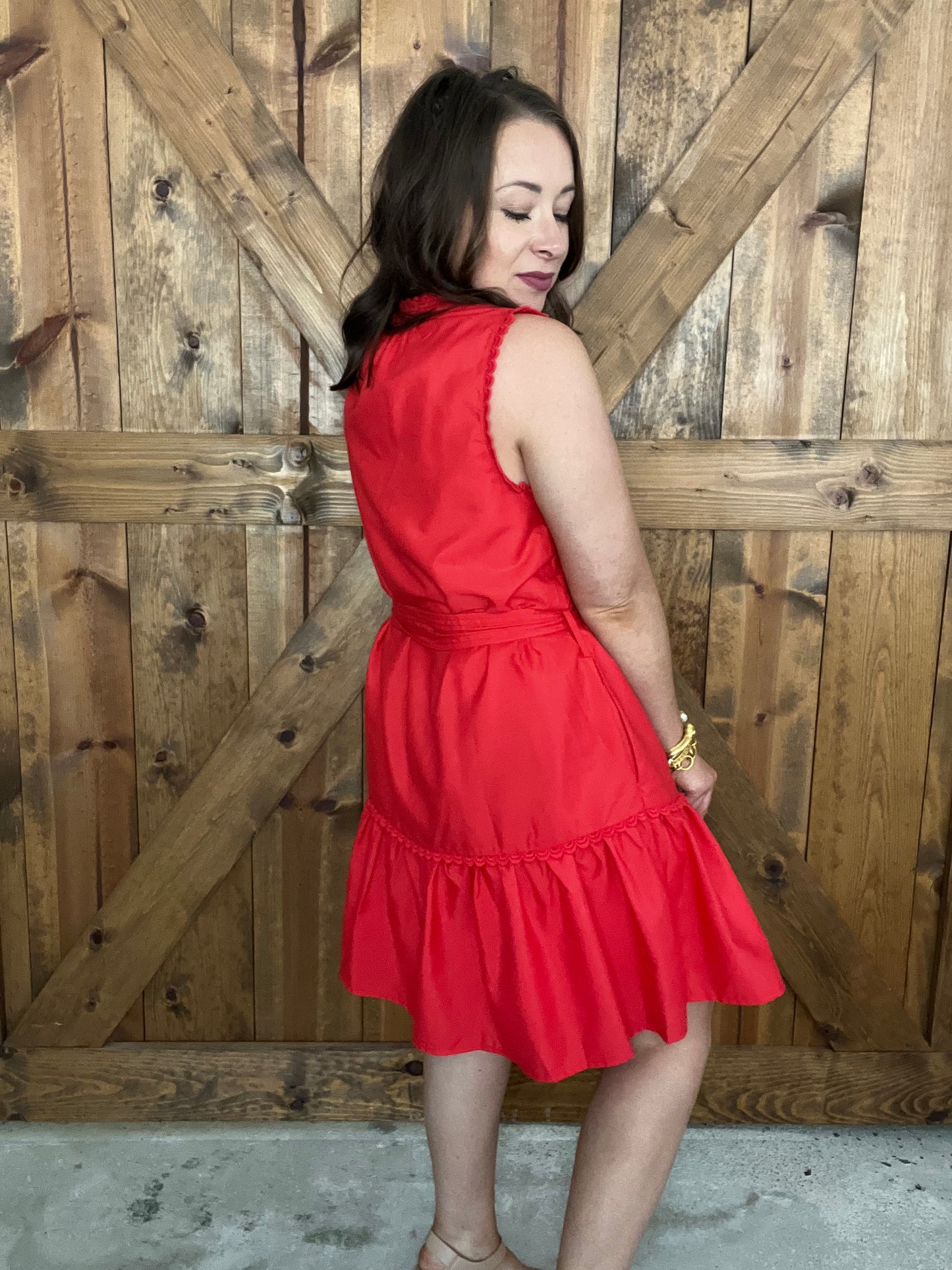 Head Over Heels Dress - Red