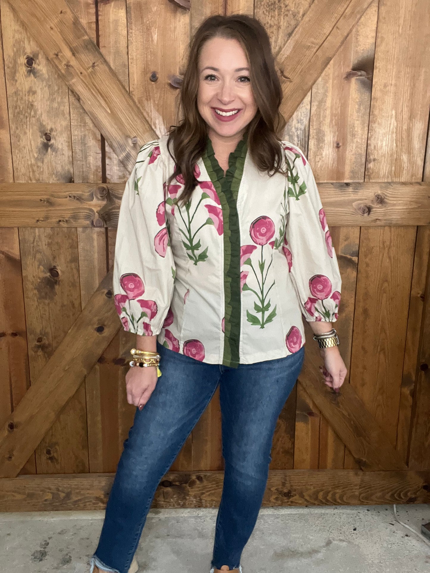 The Bloom Top - Stone