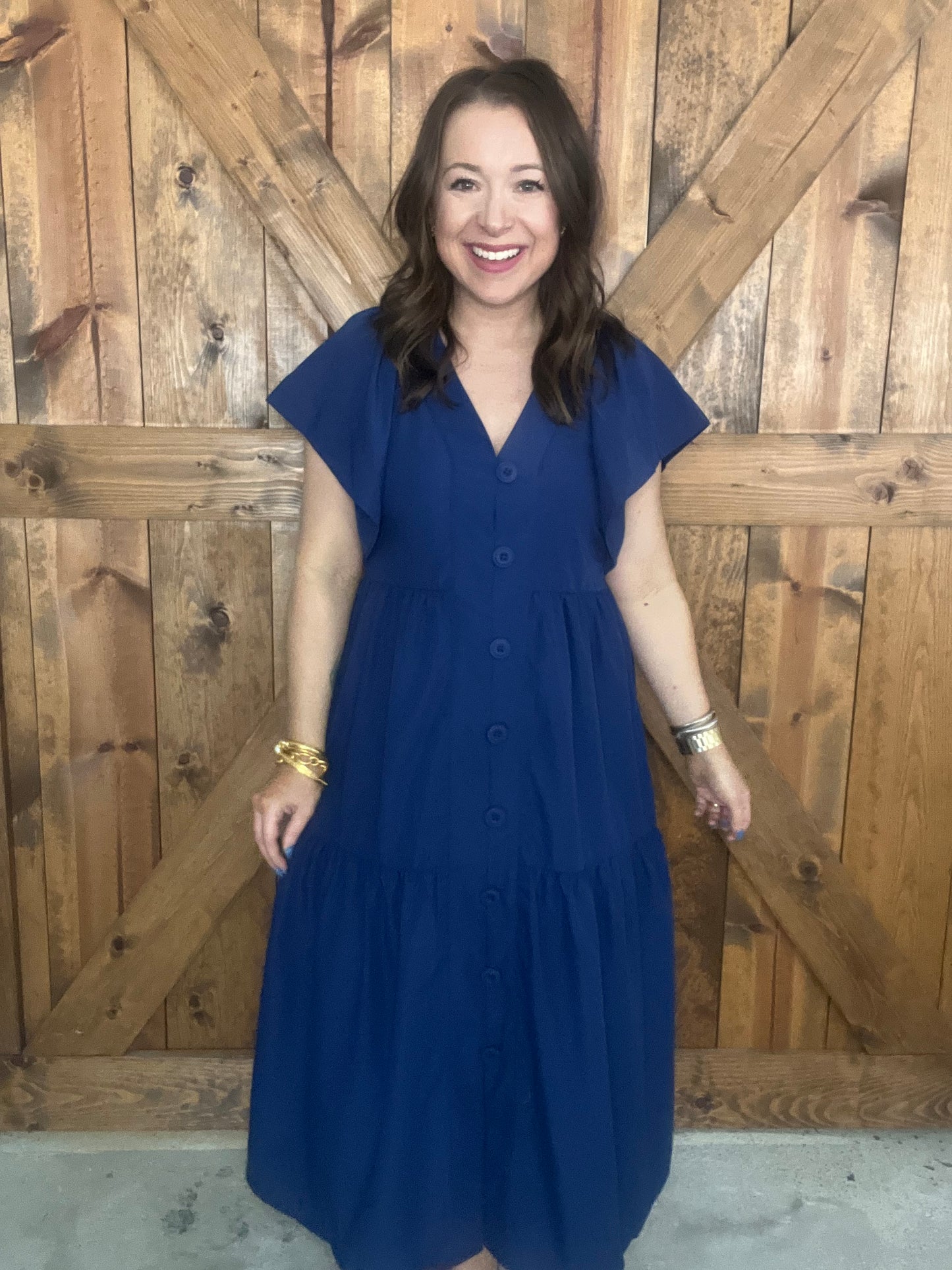 Dancin' in the Moonlight Dress - Navy