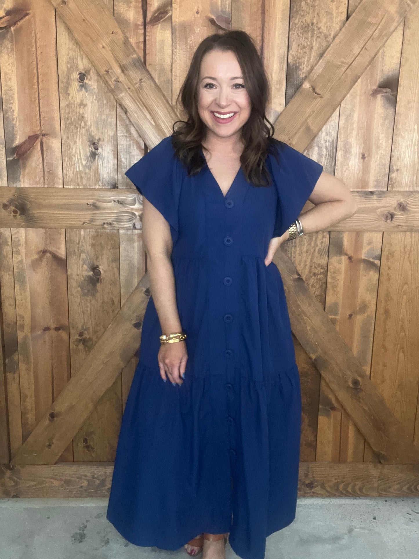 Dancin' in the Moonlight Dress - Navy