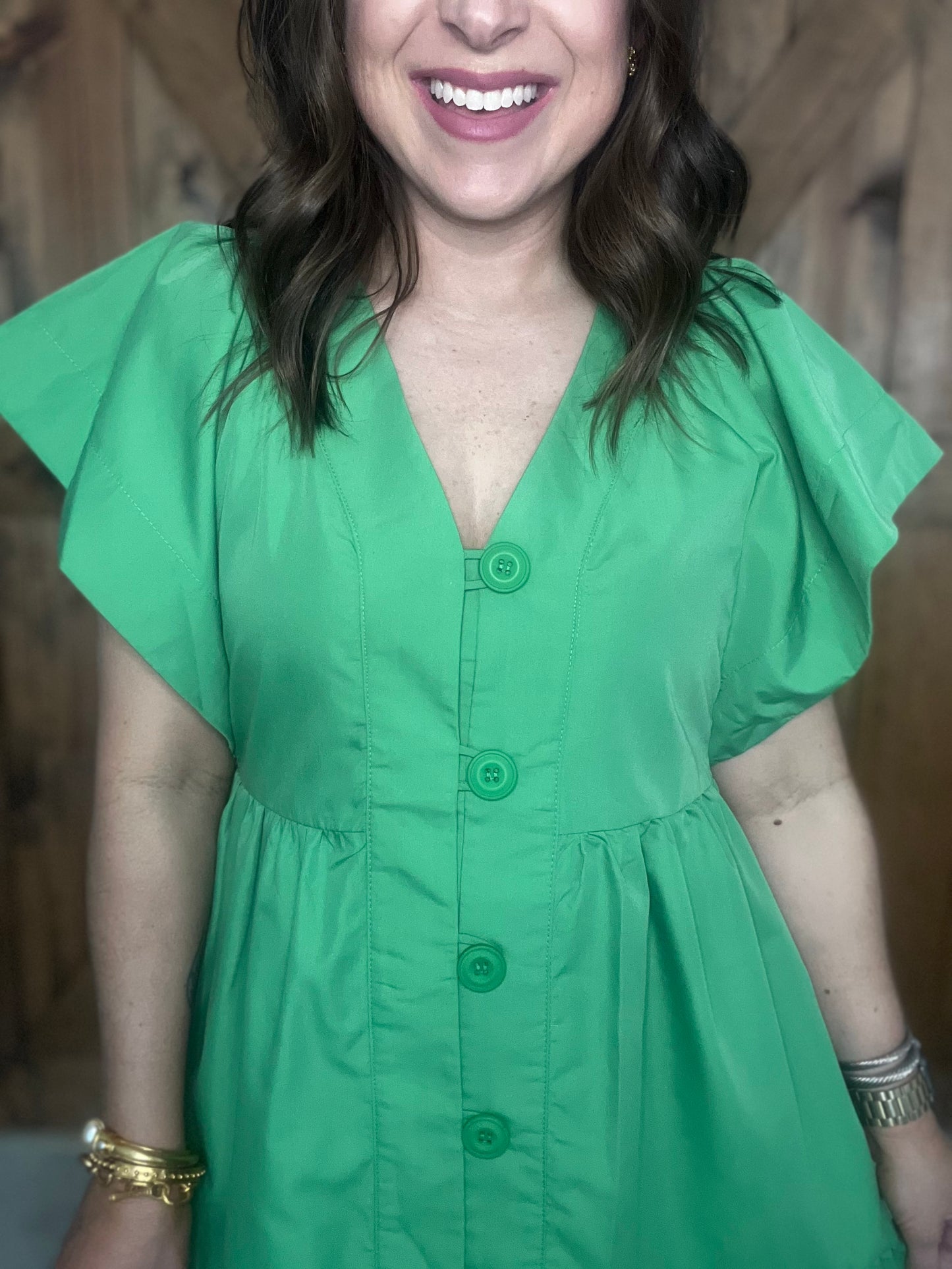 Dancin' in the Moonlight Dress - Green