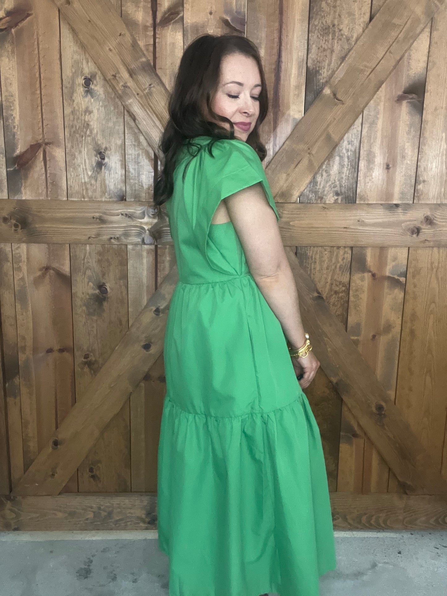 Dancin' in the Moonlight Dress - Green