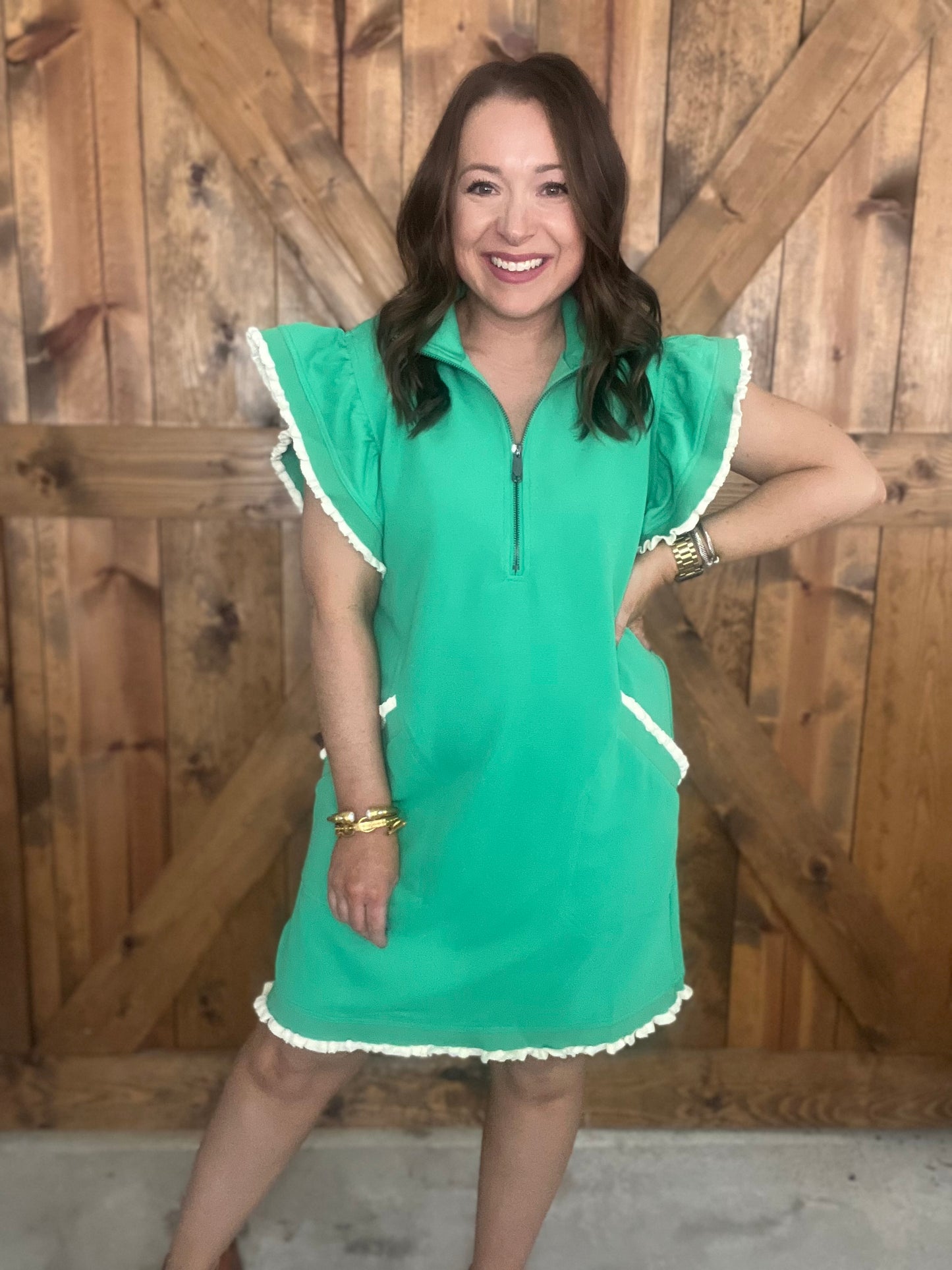 All the Frills Dress