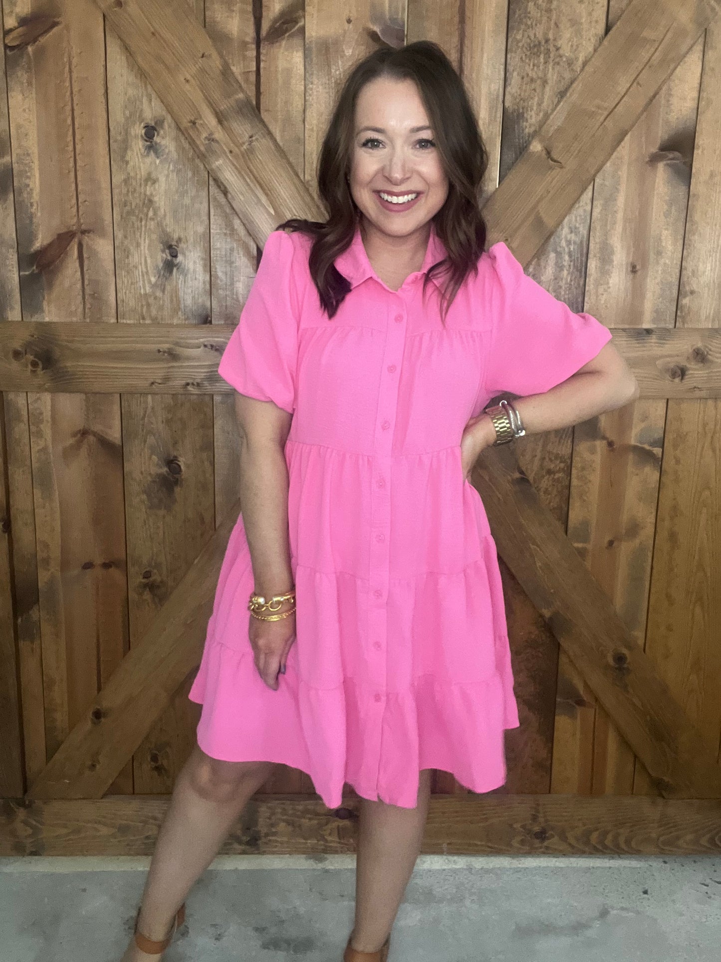 Spring Fling Dress - Pink