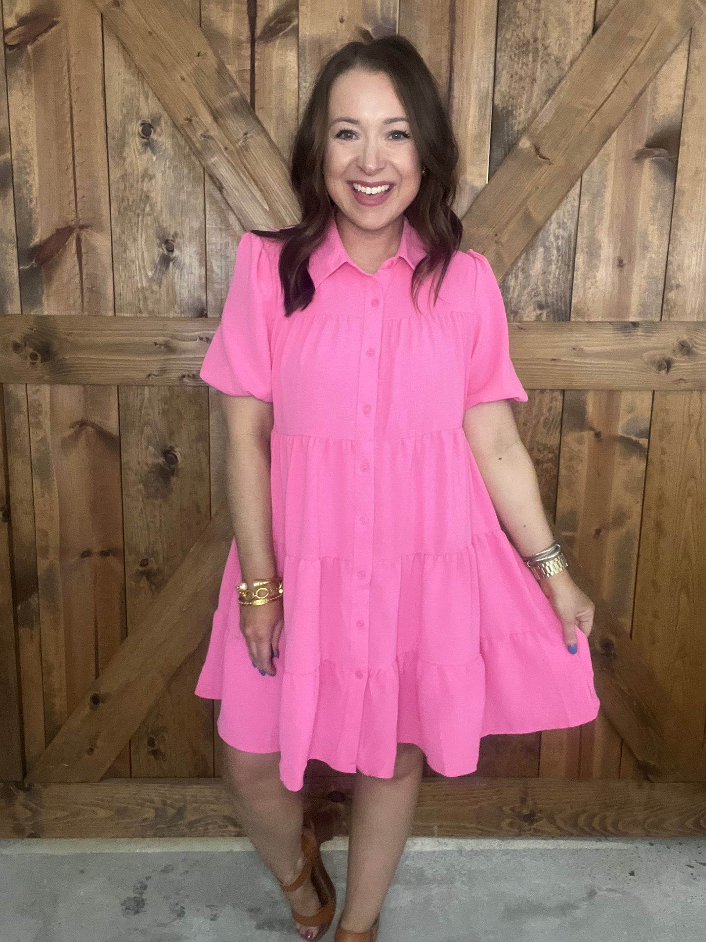 Spring Fling Dress - Pink