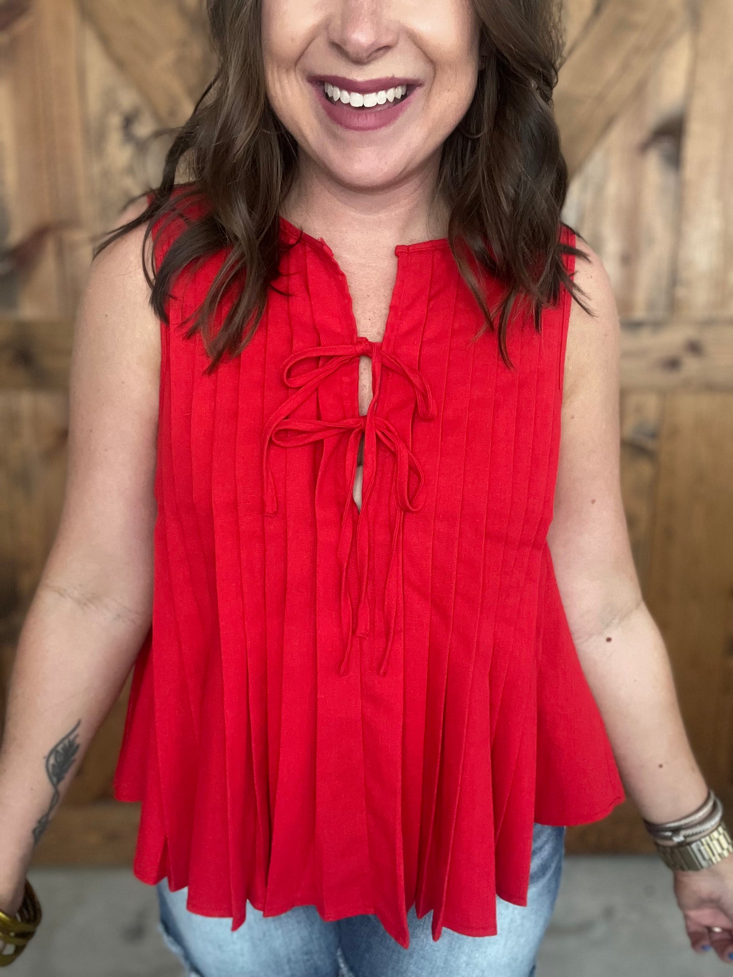 Date Night Top - Red