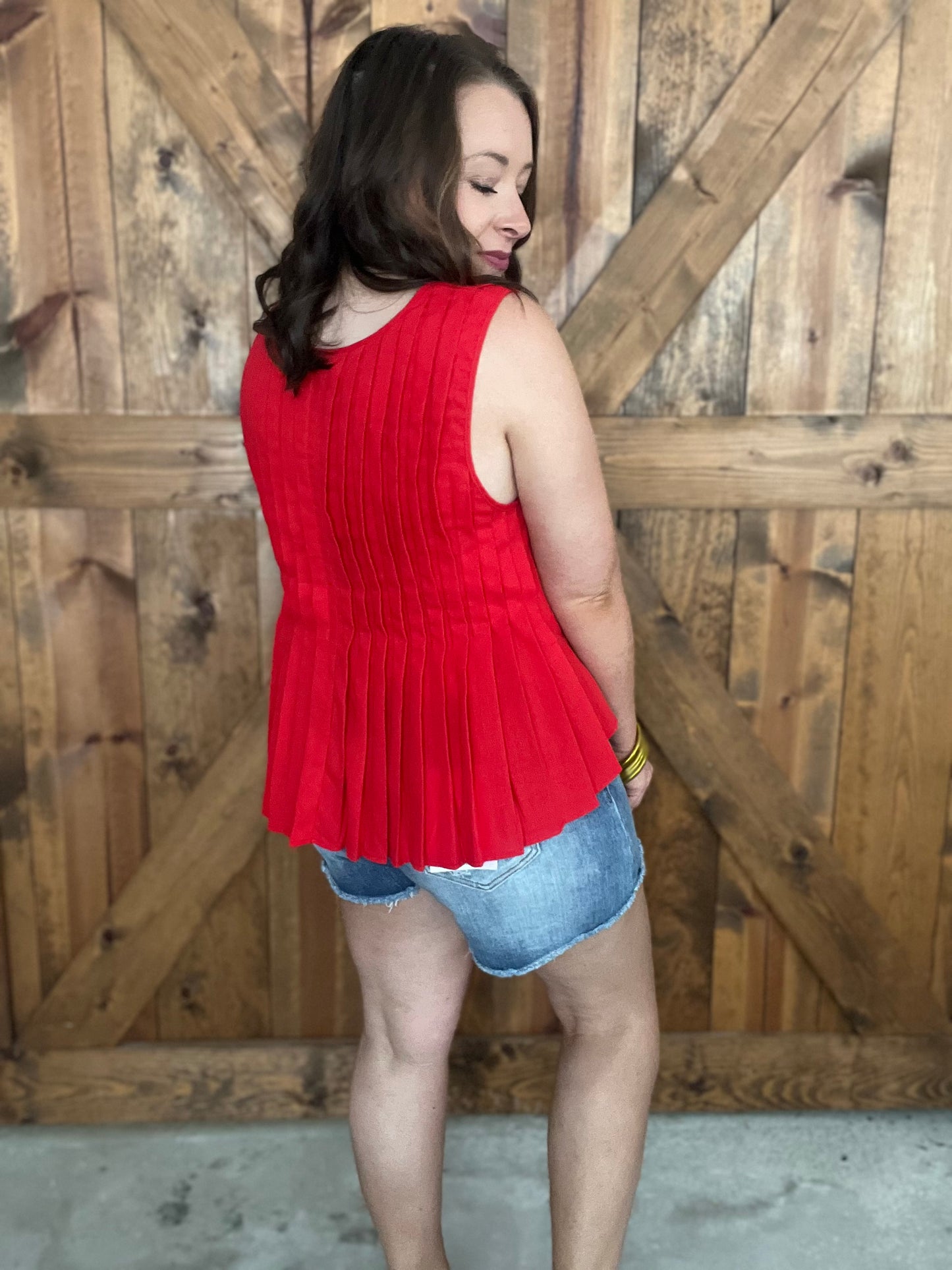 Date Night Top - Red