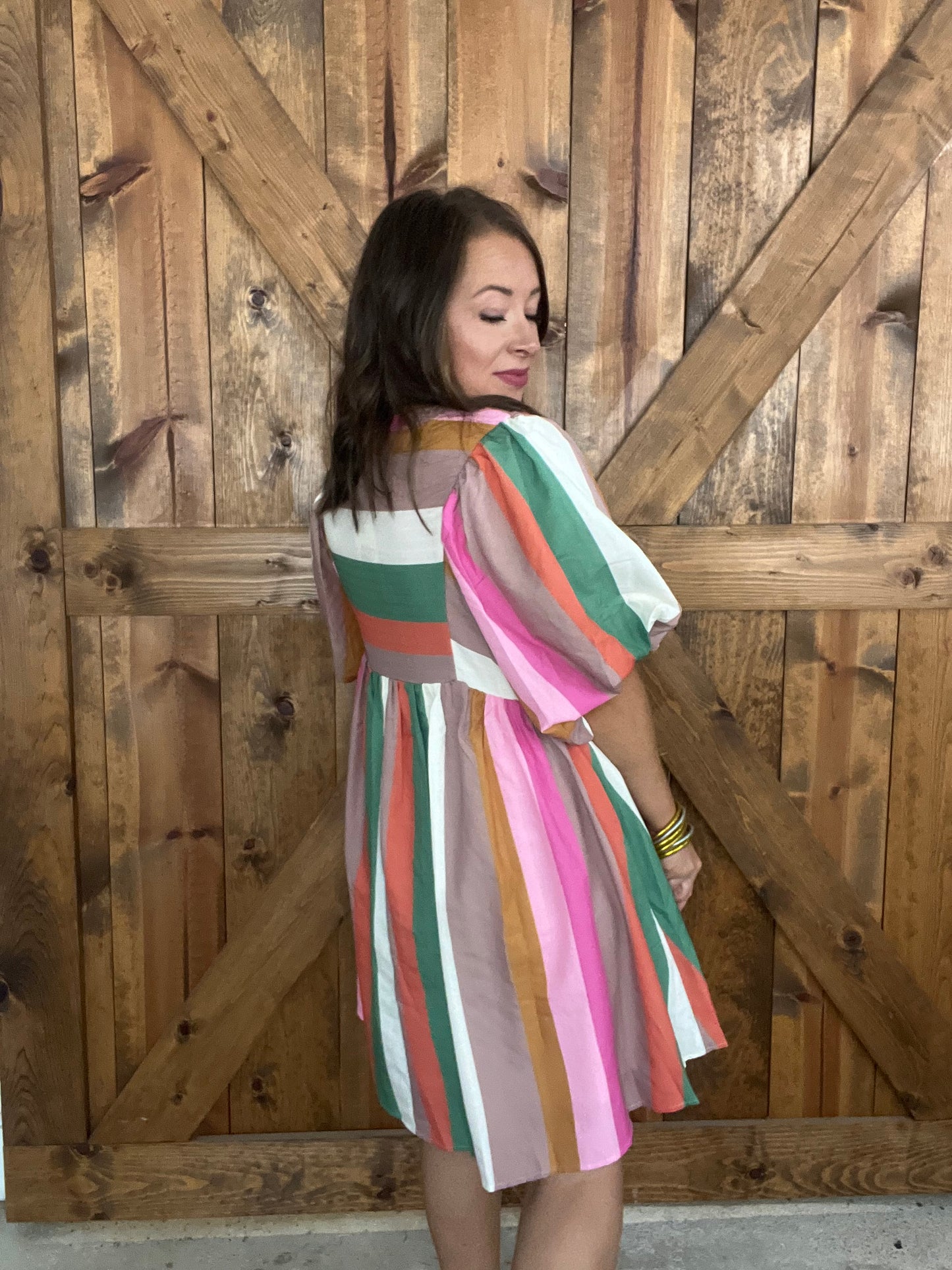 Stripe This Way Dress