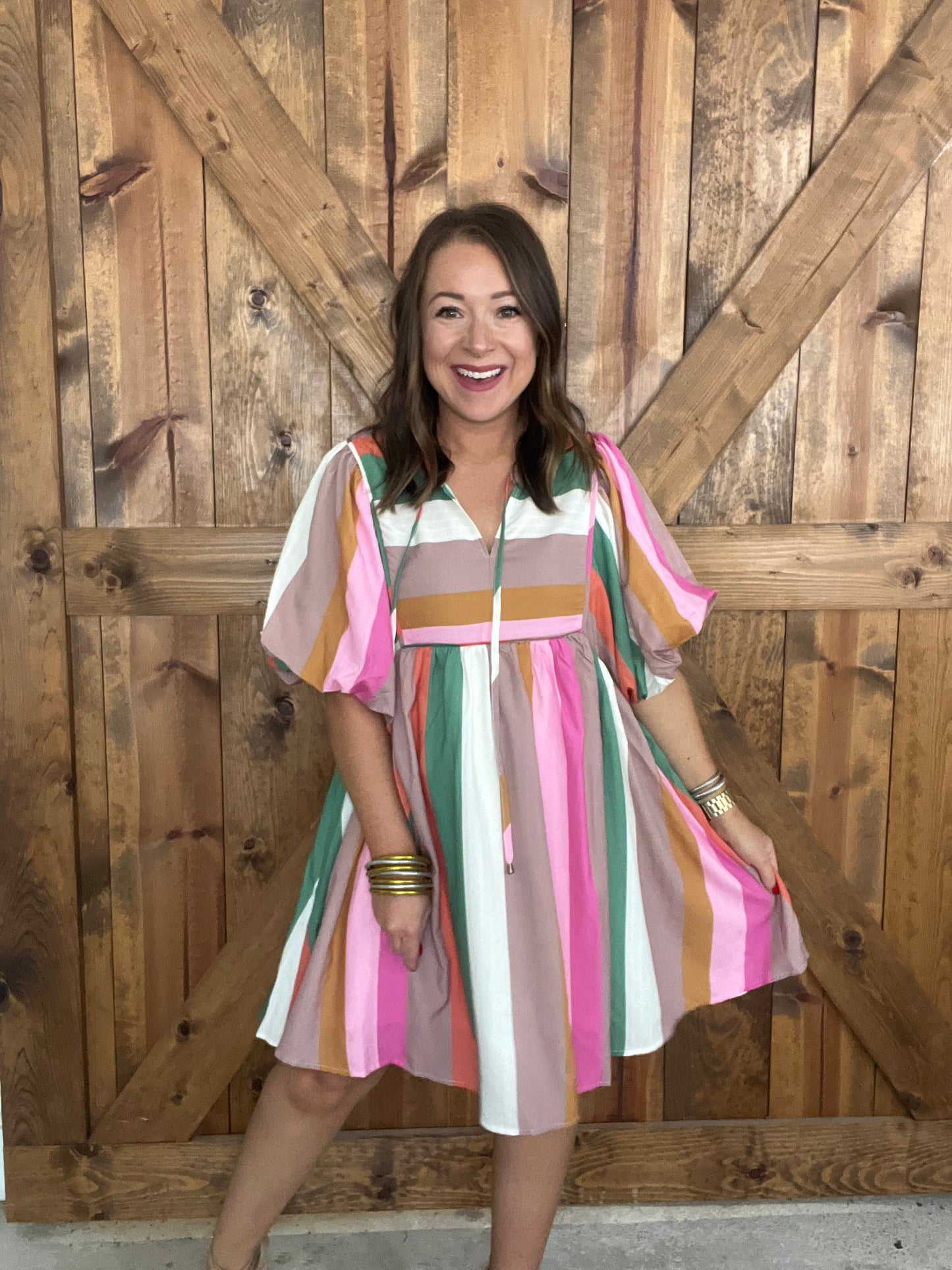 Stripe This Way Dress