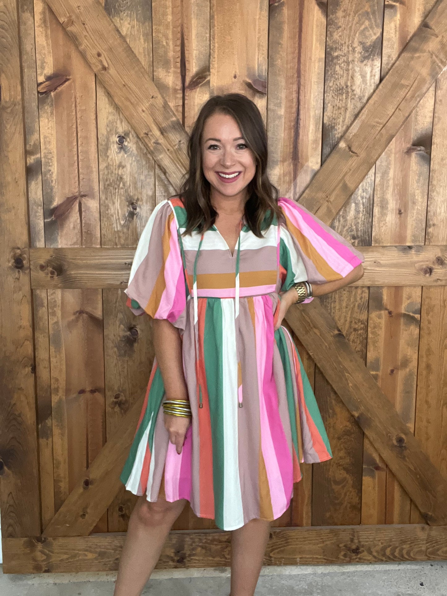Stripe This Way Dress