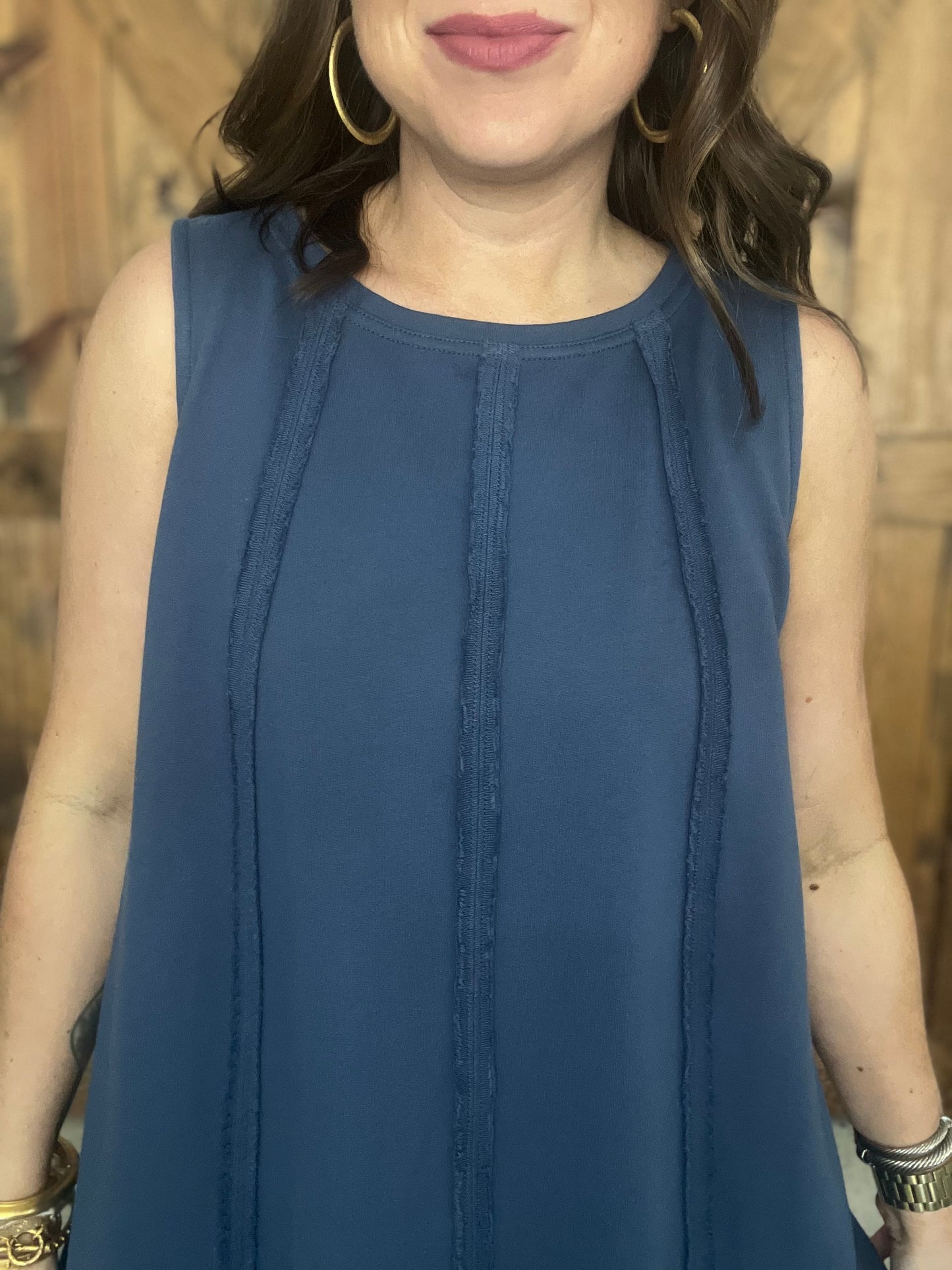 In the Breeze Dress - Navy