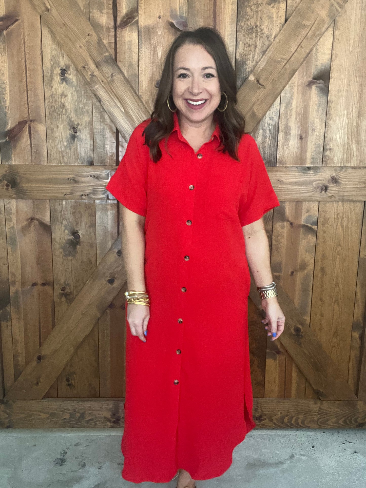 Firecracker Dress - Red