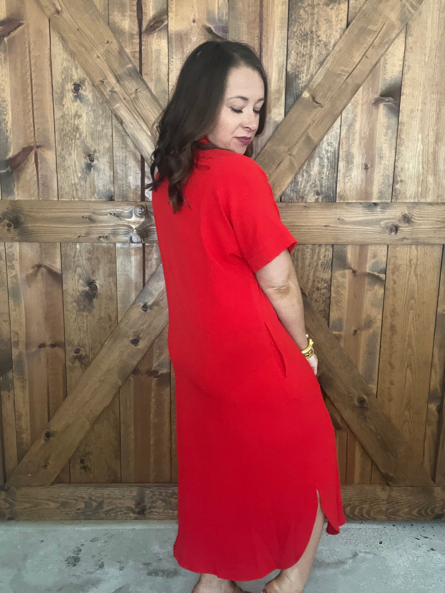 Firecracker Dress - Red