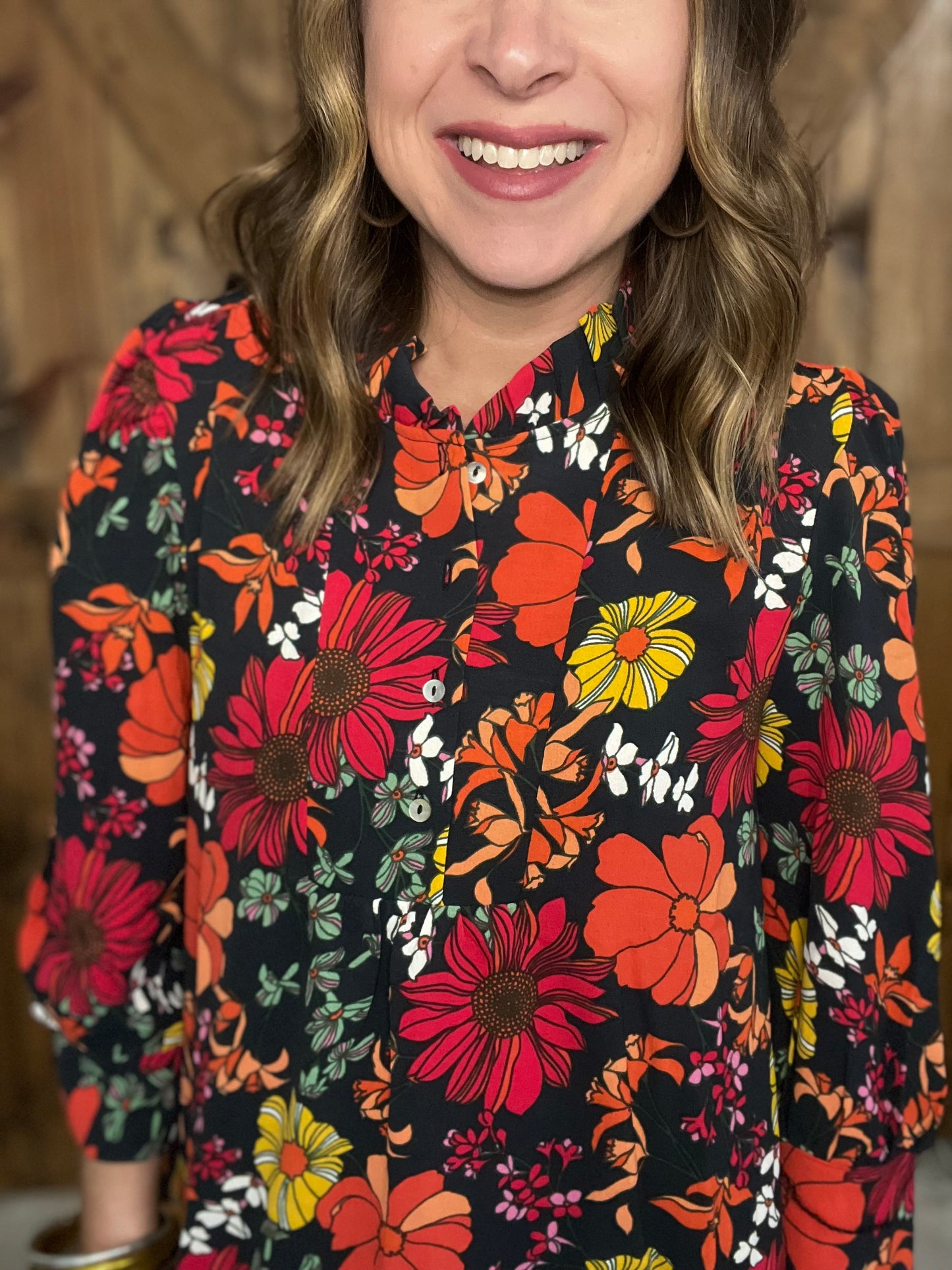MM Roxy Top - Vintage Petals