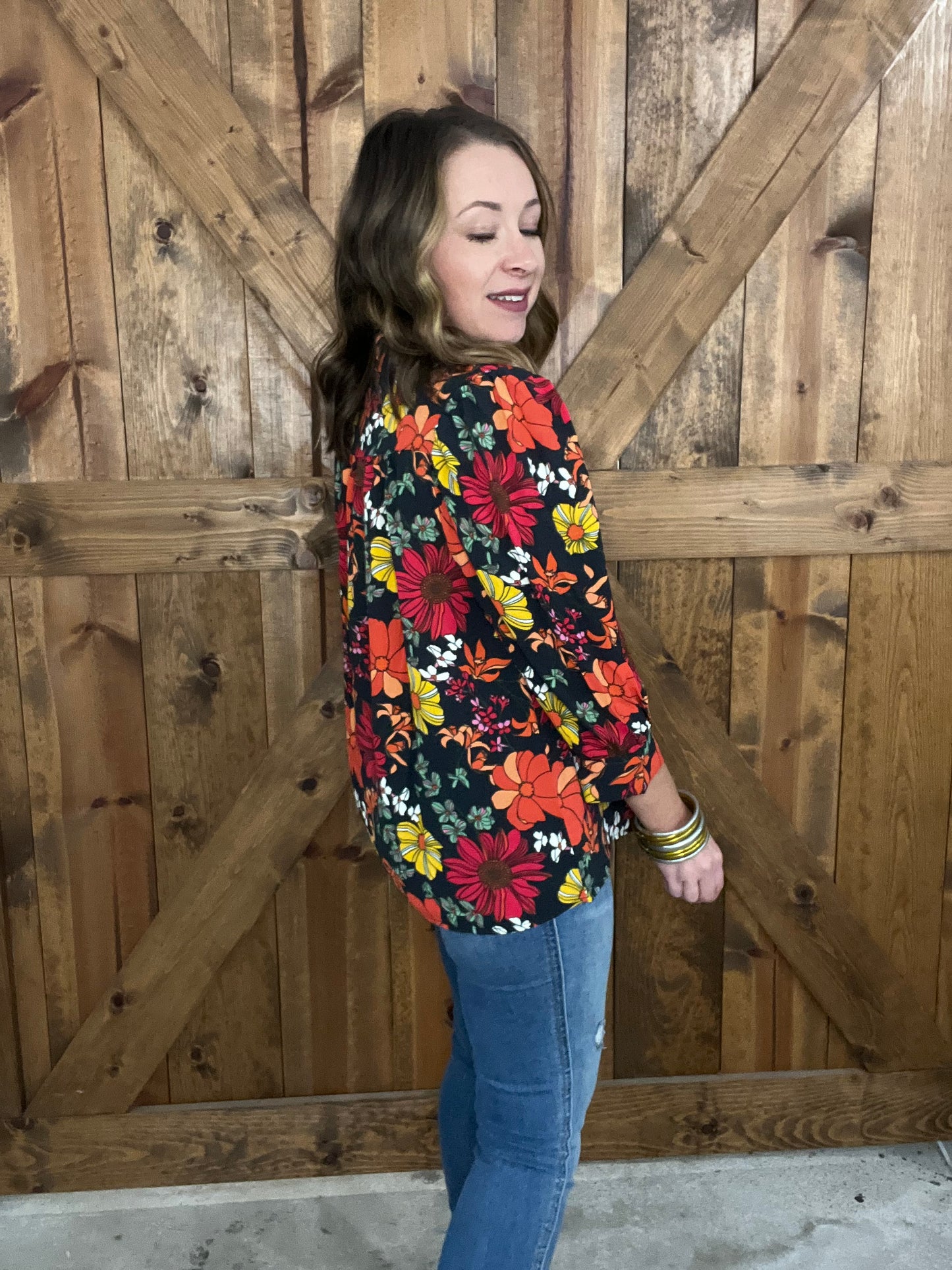 MM Roxy Top - Vintage Petals