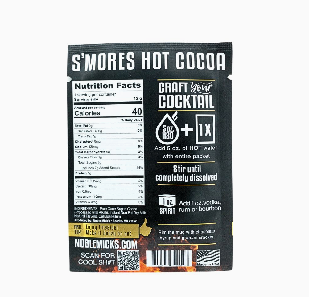 S'mores Hot Cocoa Craft Cocktail
