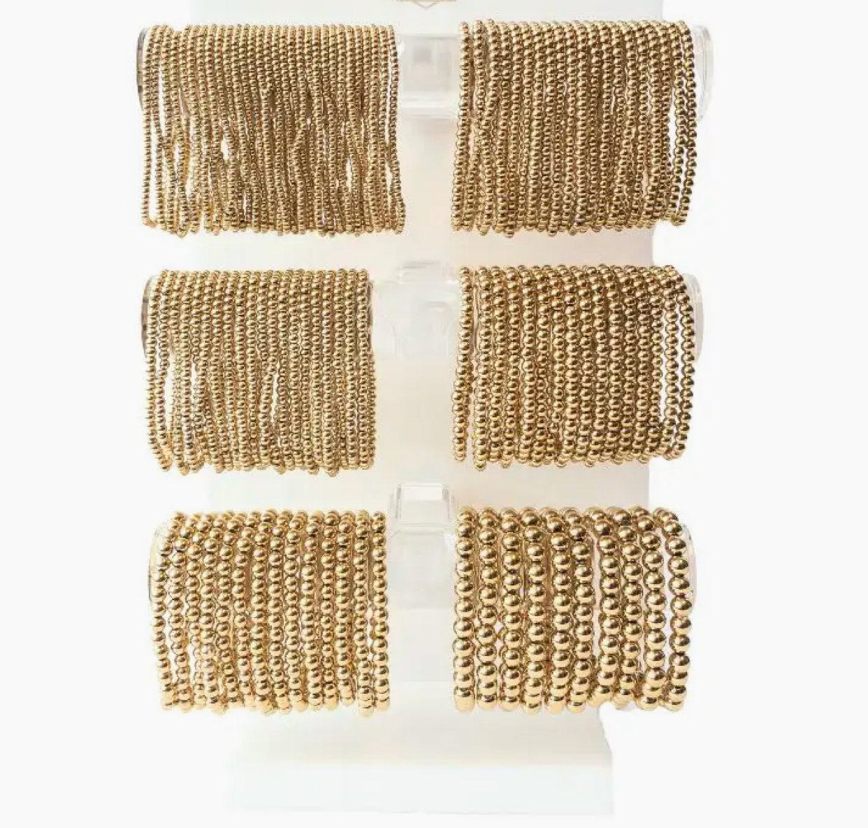 Classic Gold Ball Bracelet - 6mm