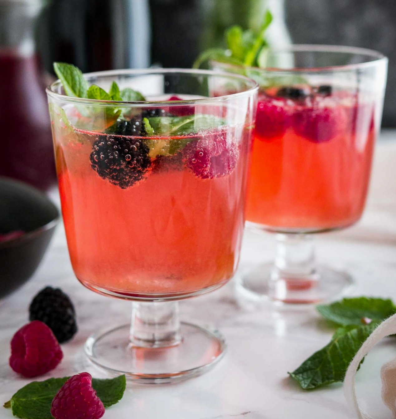 Wild Berry Spritz Craft Cocktail
