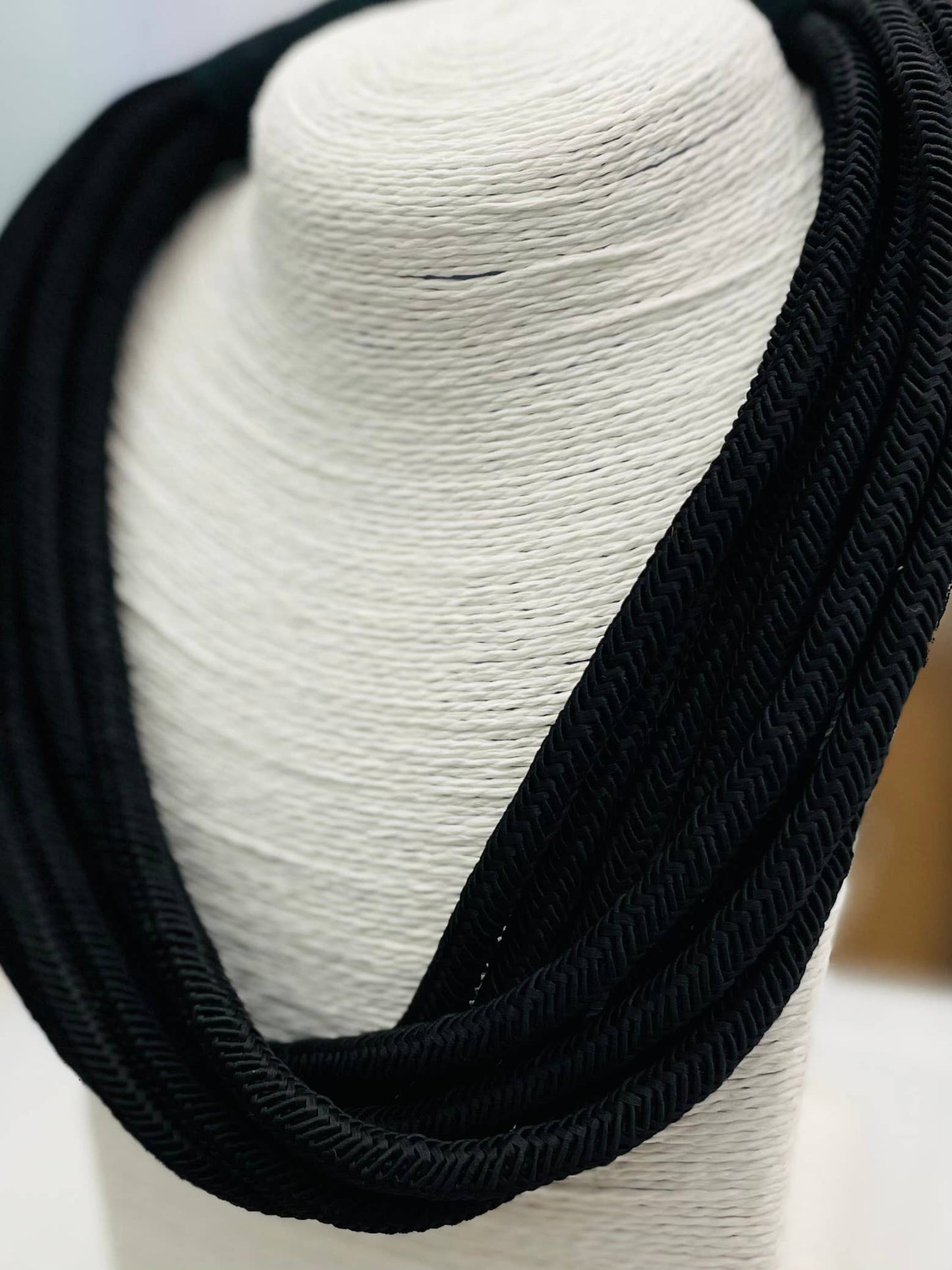 Slub Necklace - Black