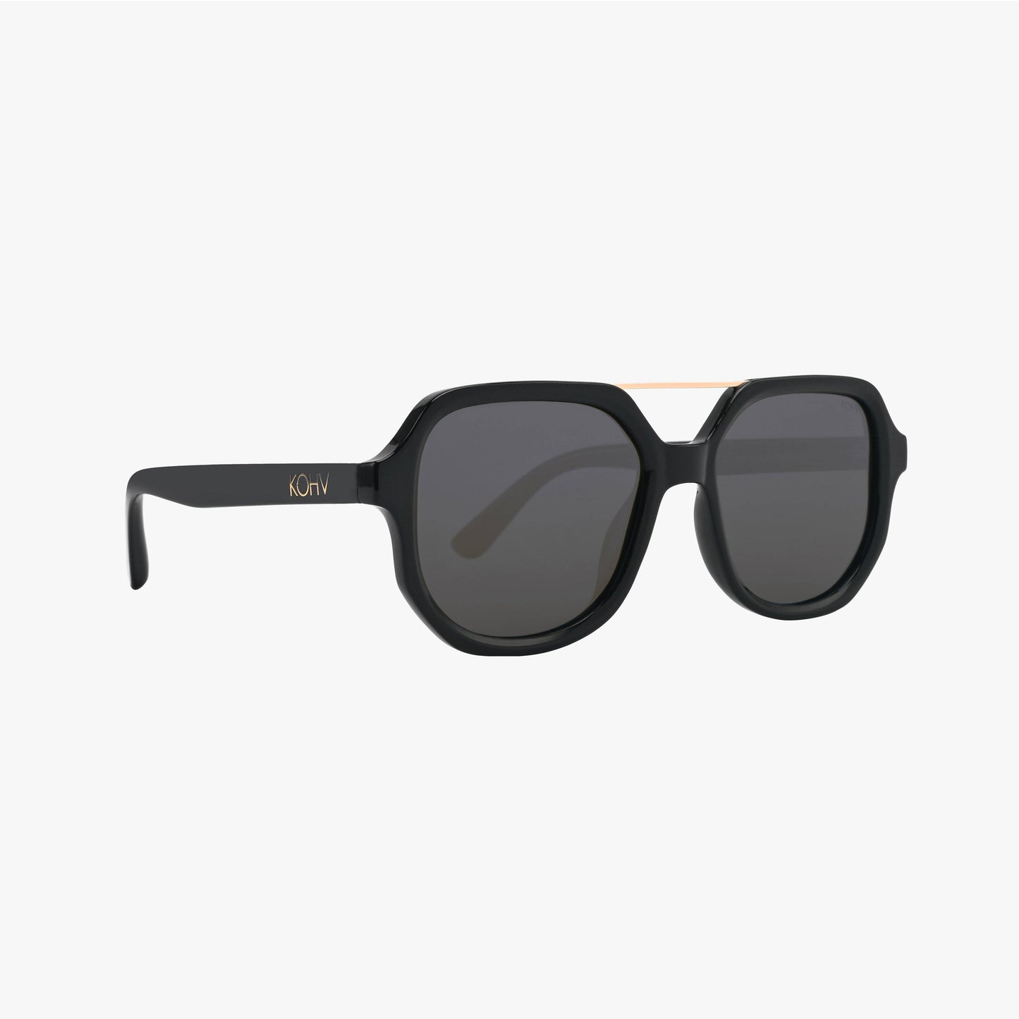 LUNA MIDNIGHT Polarized Square Designer Fashion Sunglasses
