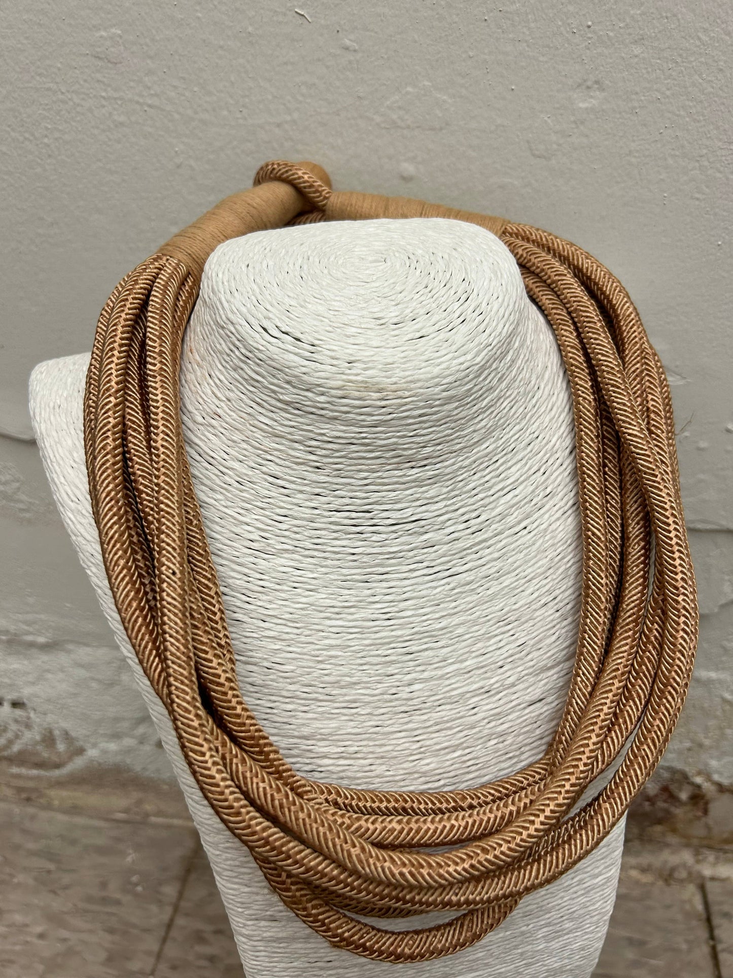 Slub Necklace - Tan