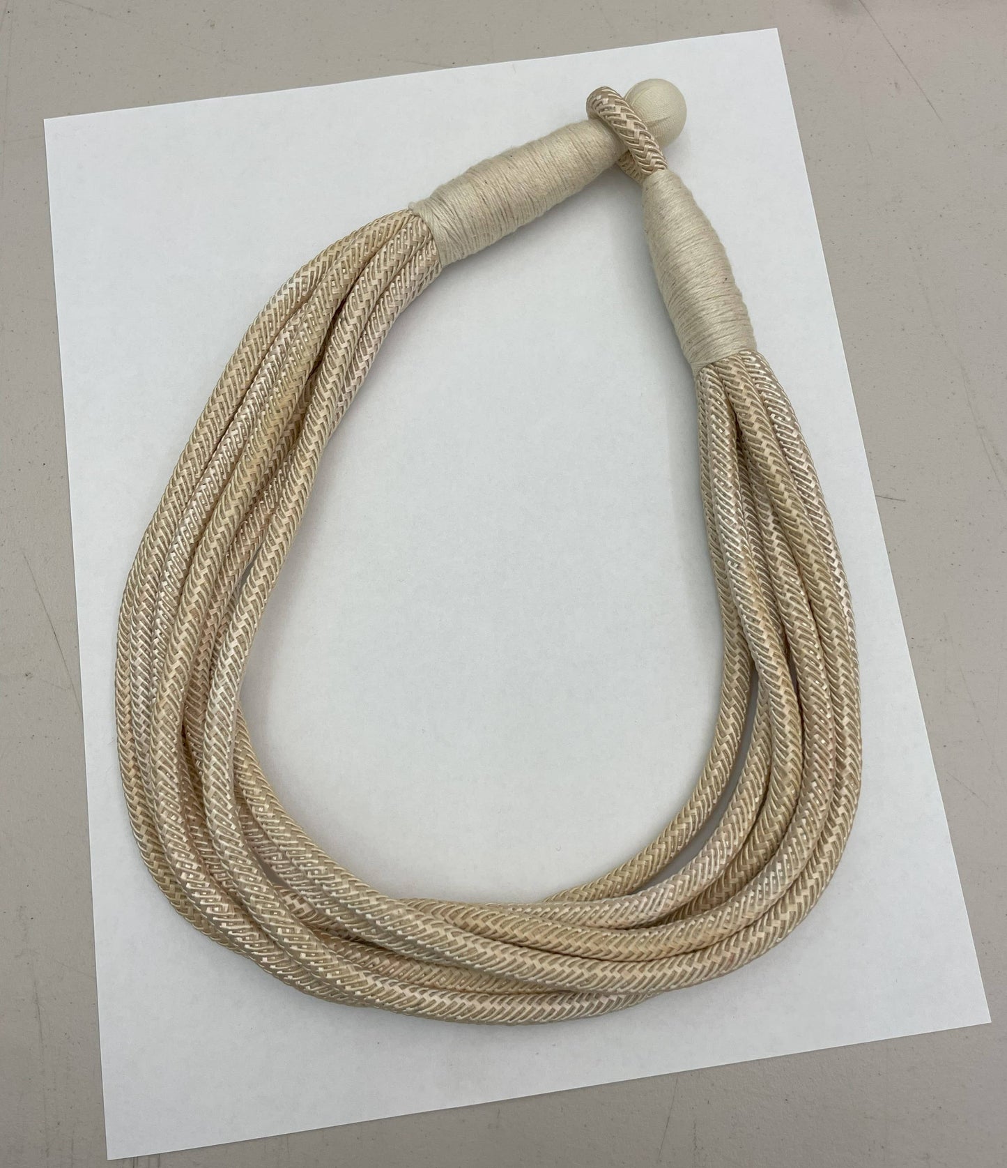 Slub Necklace - Ecru