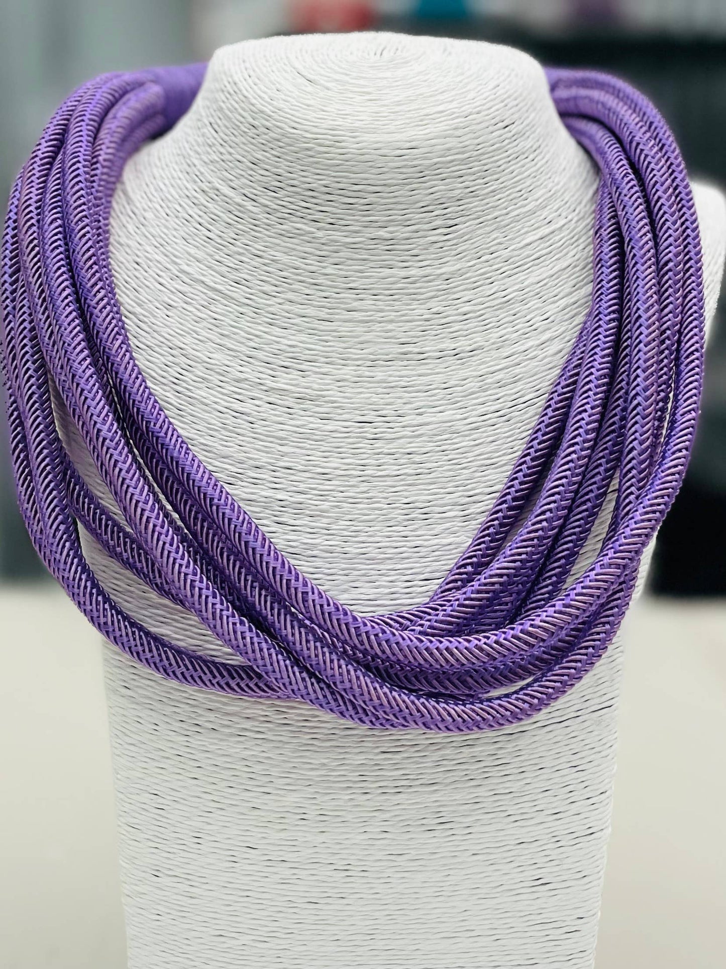Slub Necklace - Lilac
