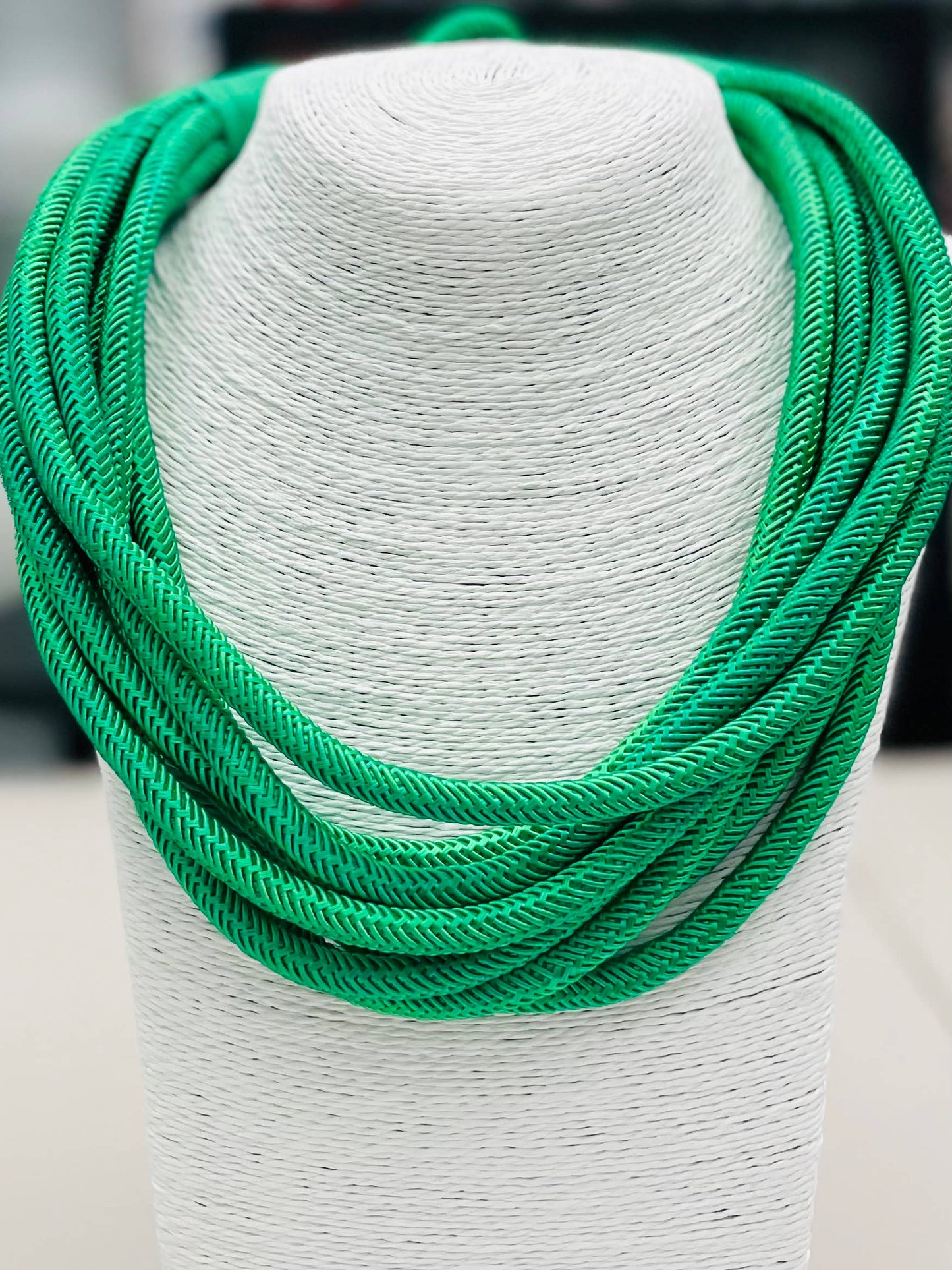 Slub Necklace - Kelly Green