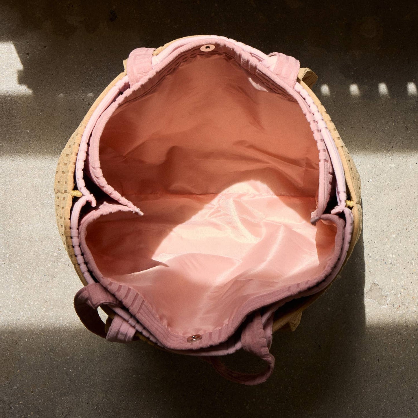 Quilted Tote Bag Navy