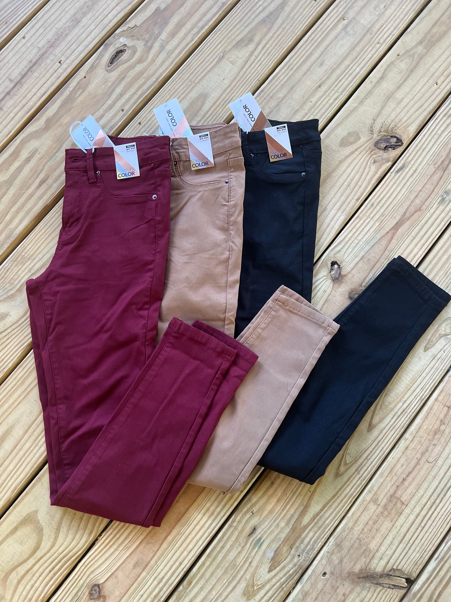 Colored Hyperstretch Skinny Jean