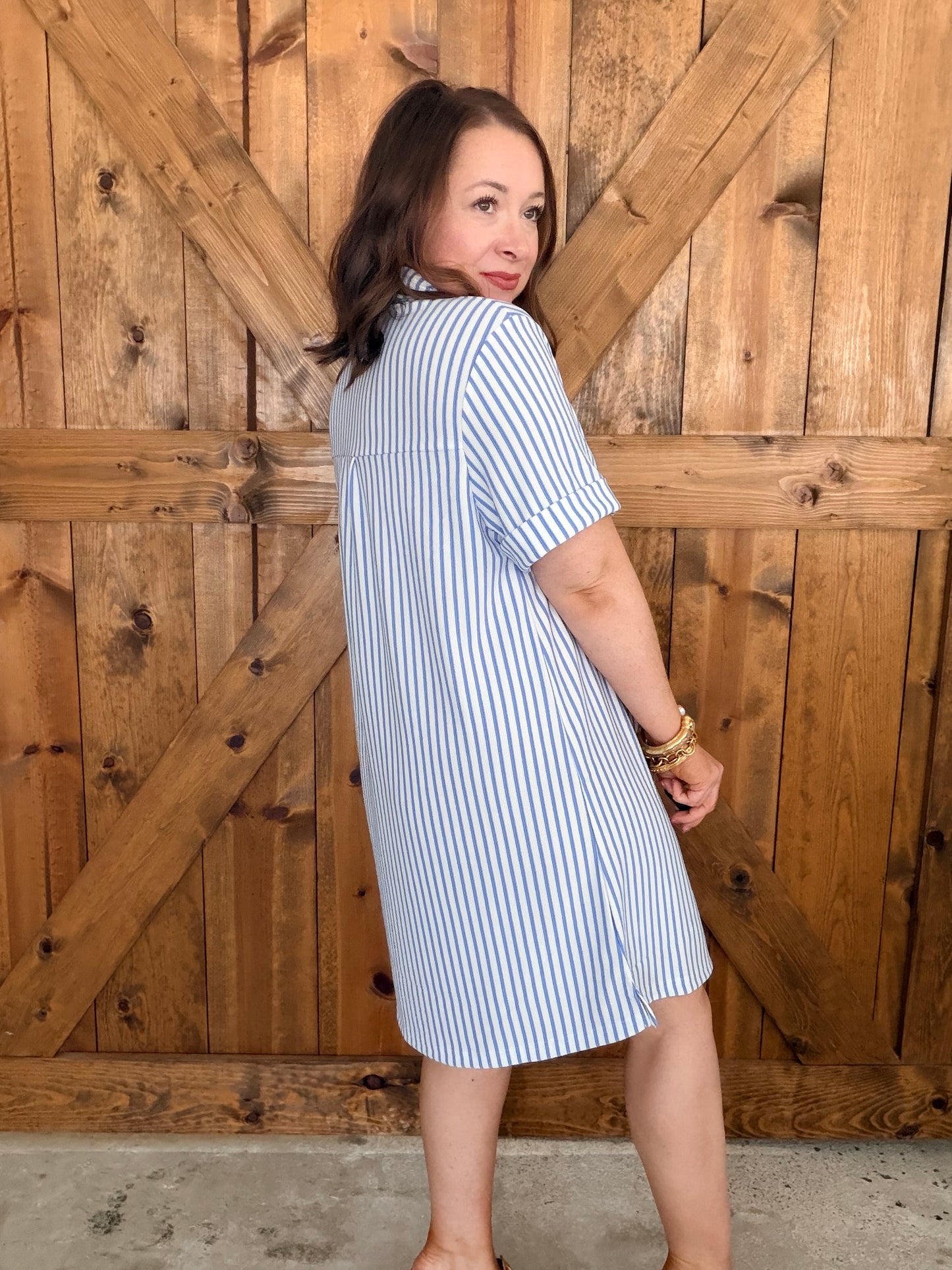 Fairway Dress - Blue