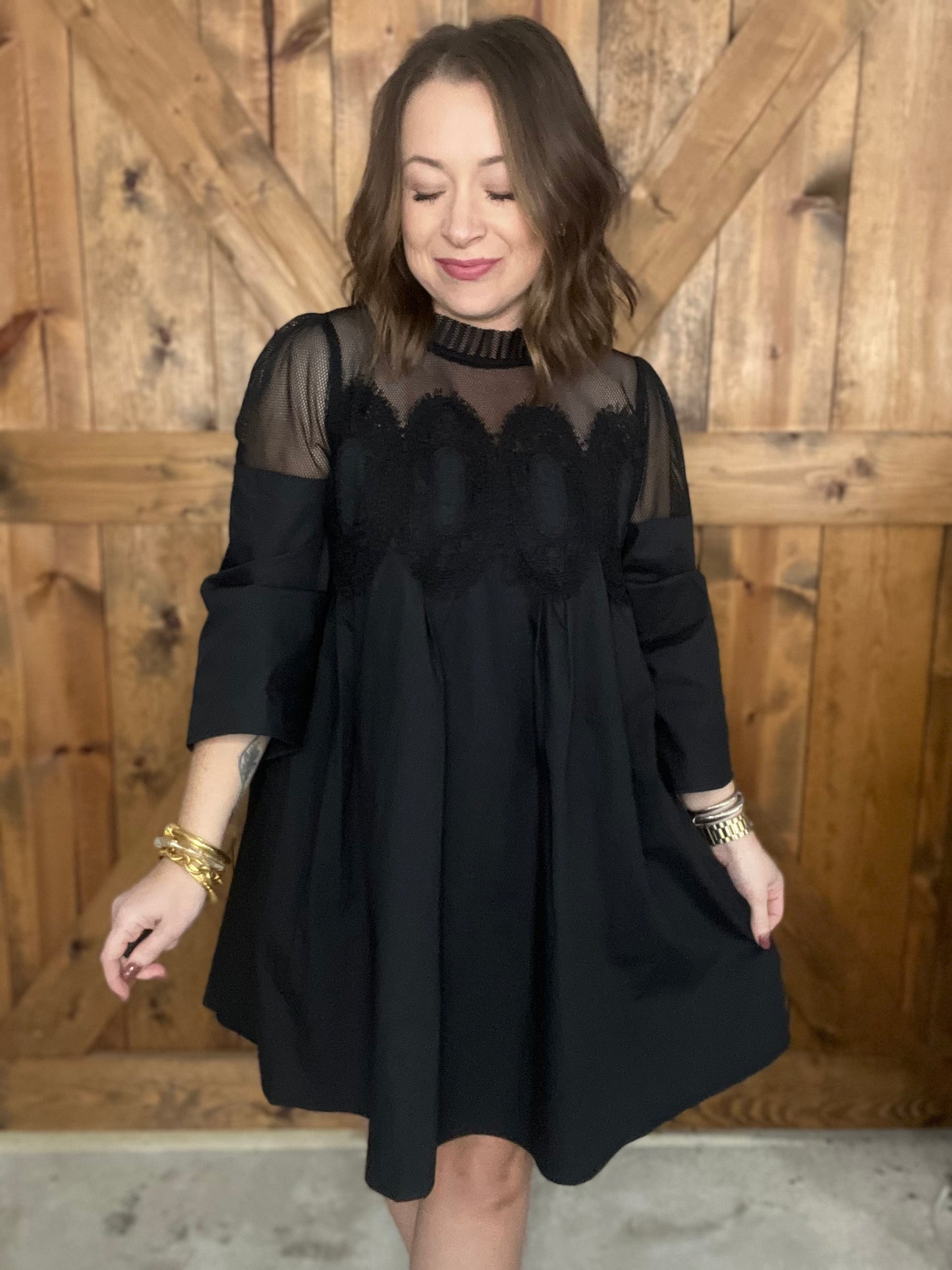 Meet Me at Midnight Dress - Black